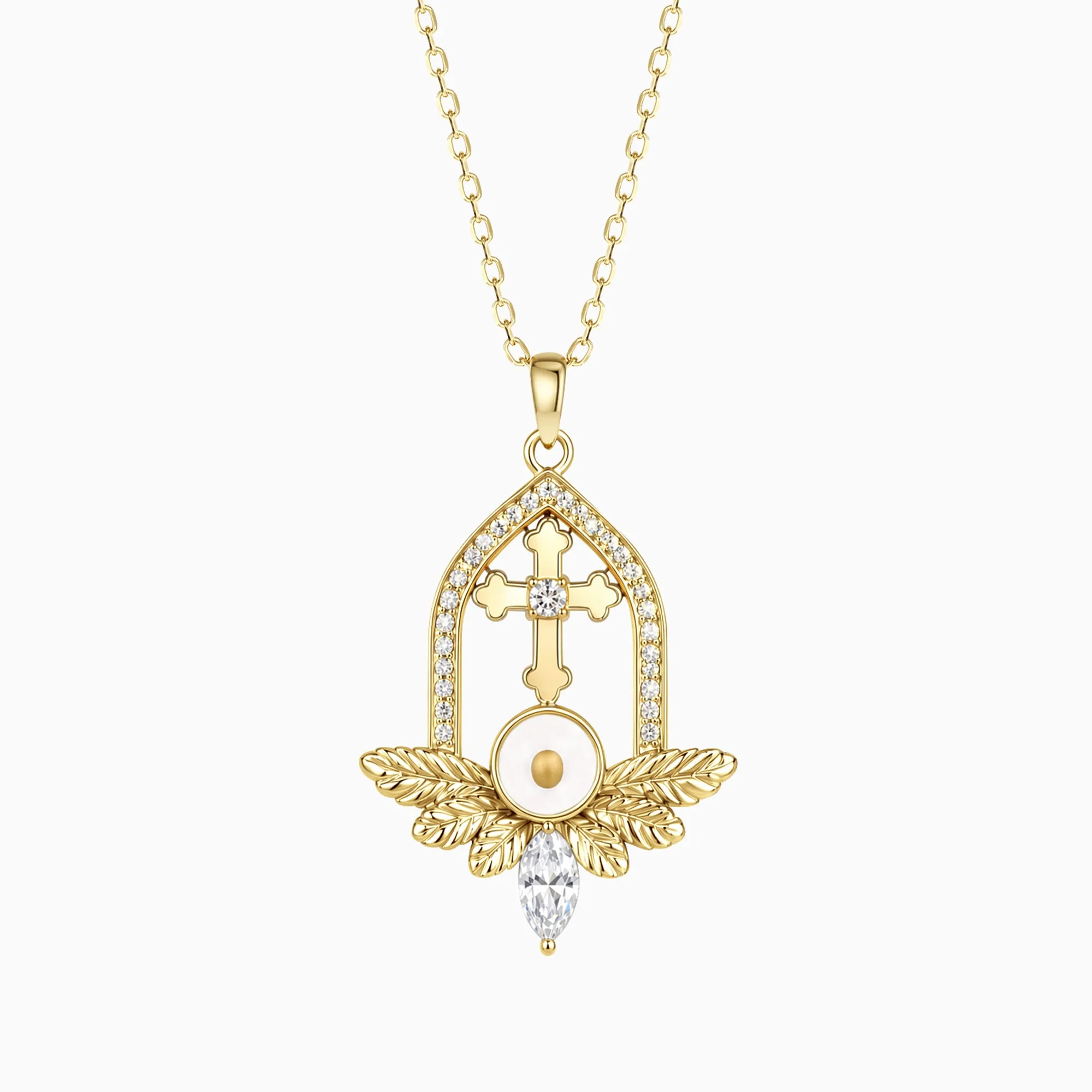 Blooming Faith Mustard Seed Necklace sold by Vanimy Jewelry product image thumbnail 5