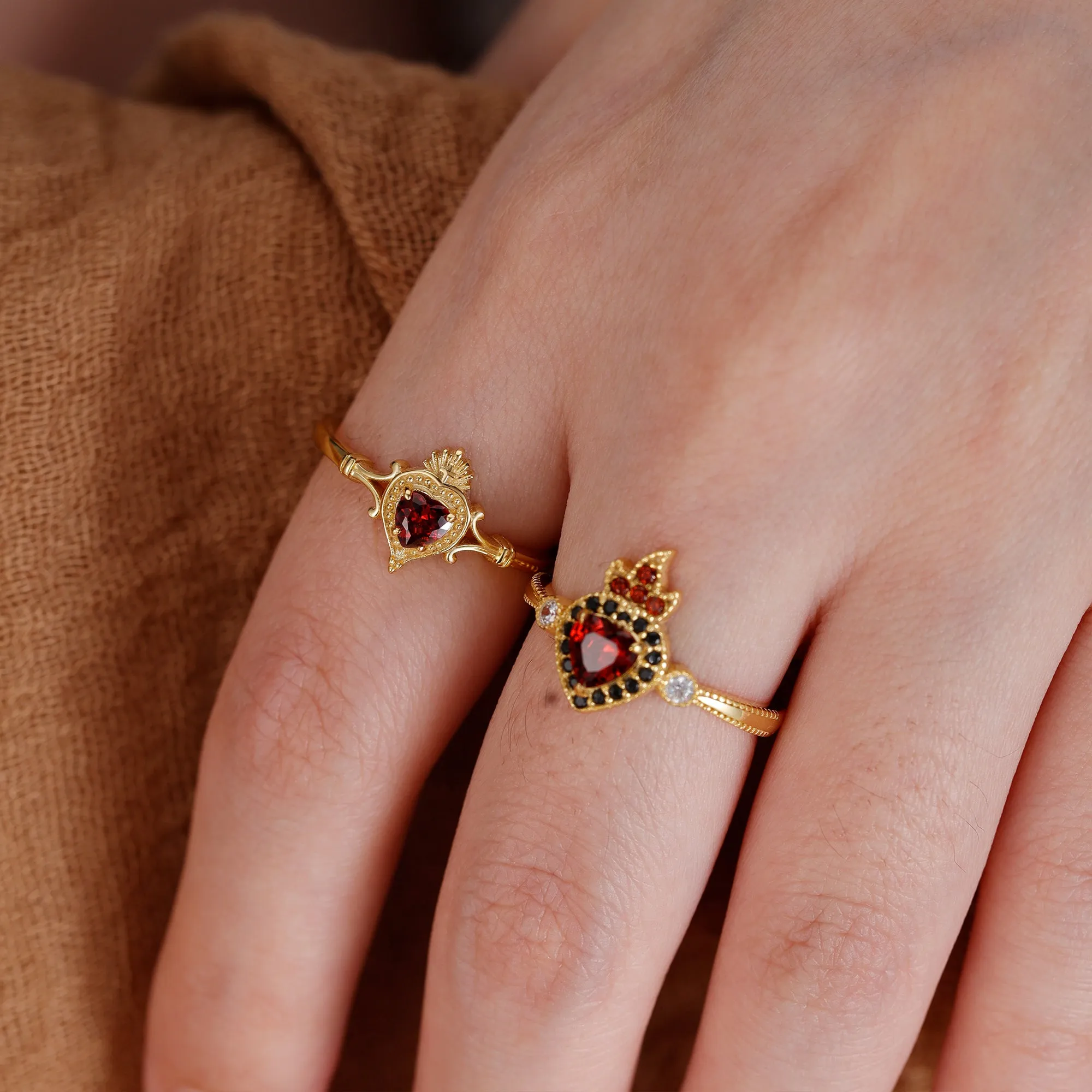 Sacred Heart Devotion Ring sold by Vanimy Jewelry product image thumbnail 4