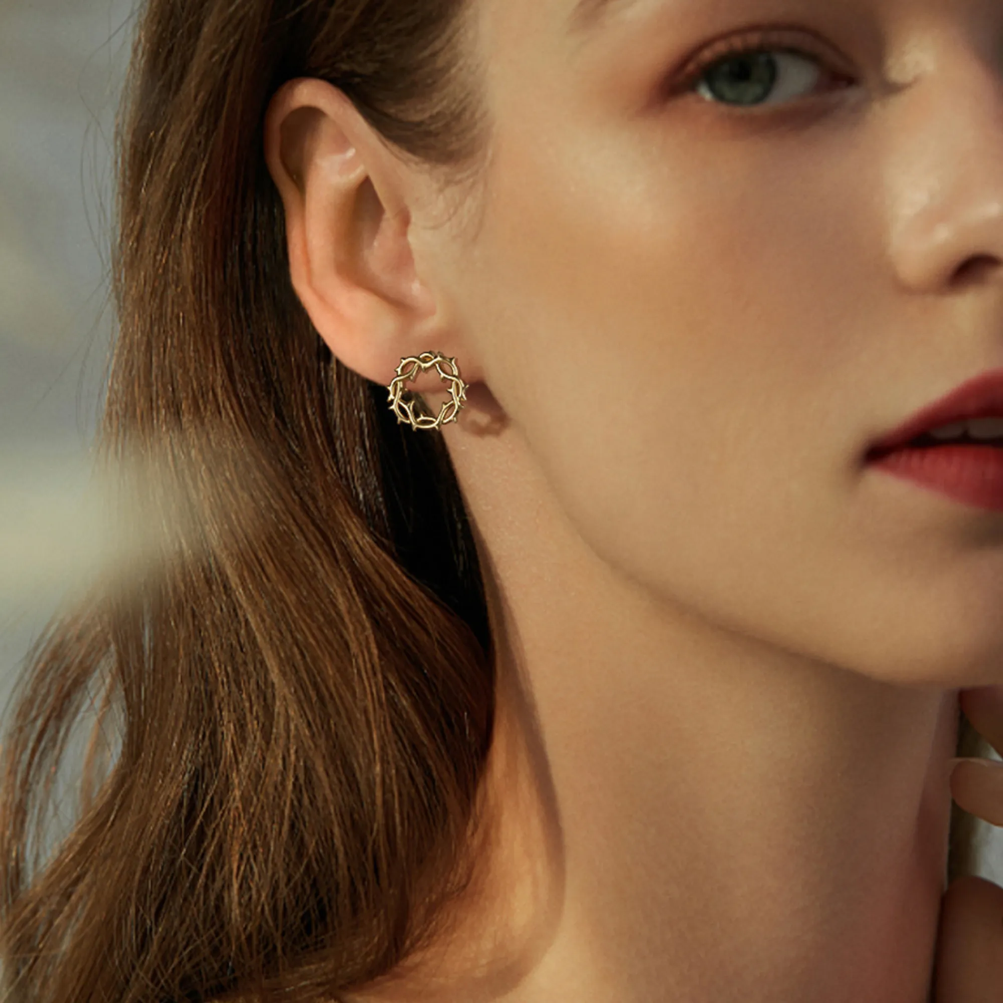 Crown of Thorns Earrings sold by Vanimy Jewelry product image thumbnail 2