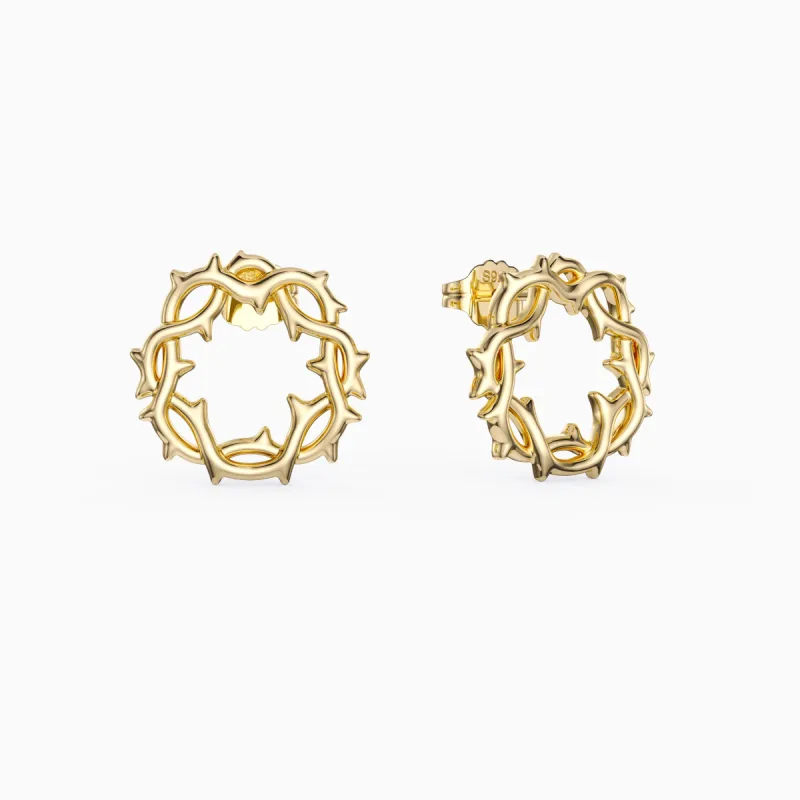 Crown of Thorns Earrings sold by Vanimy Jewelry