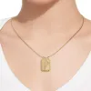 Let Go And Let God Cross Medallion Pendant Engraved Necklace sold by Vanimy Jewelry