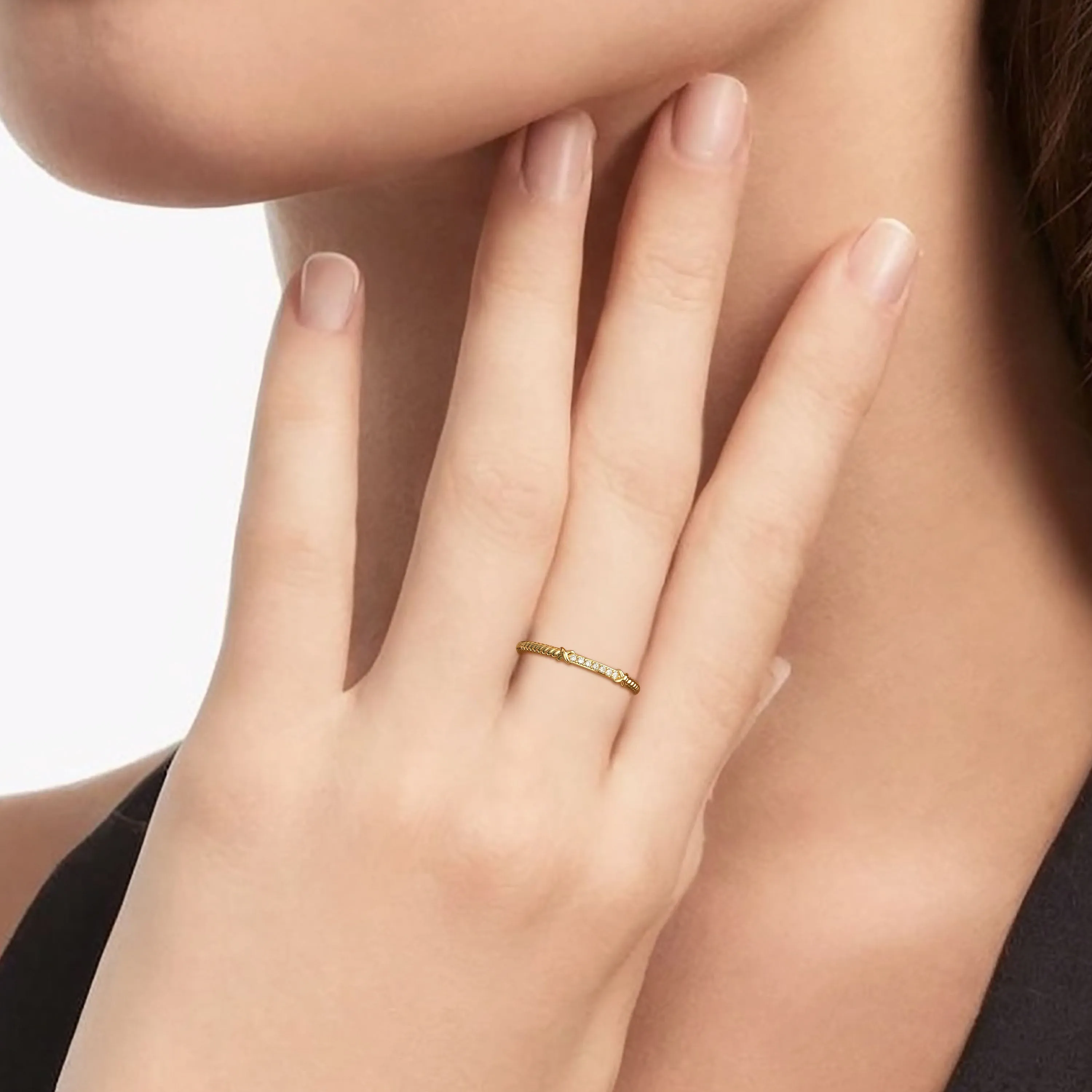 Rope Circle Ring sold by Vanimy Jewelry product image thumbnail 2