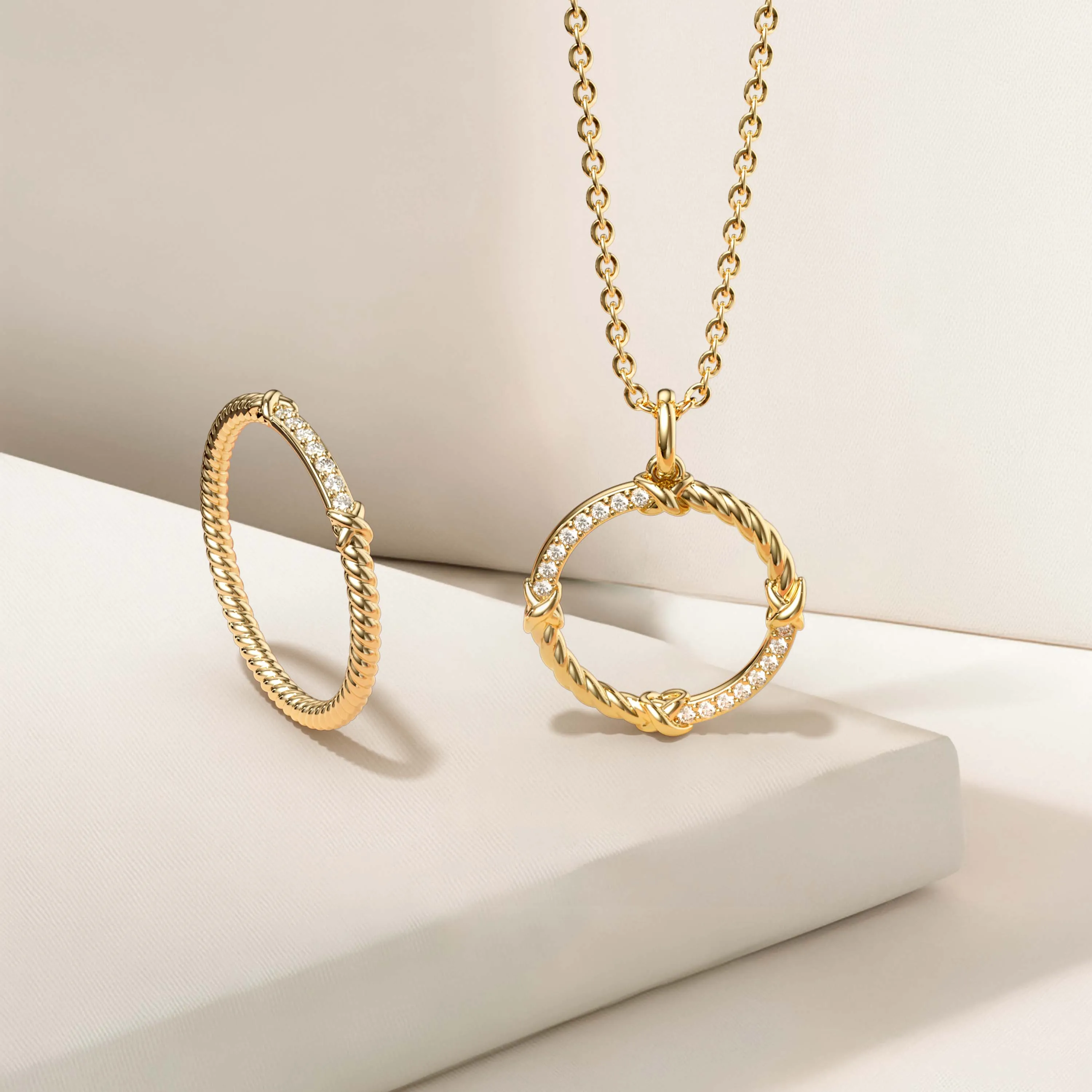 Rope Circle Ring sold by Vanimy Jewelry product image thumbnail 4