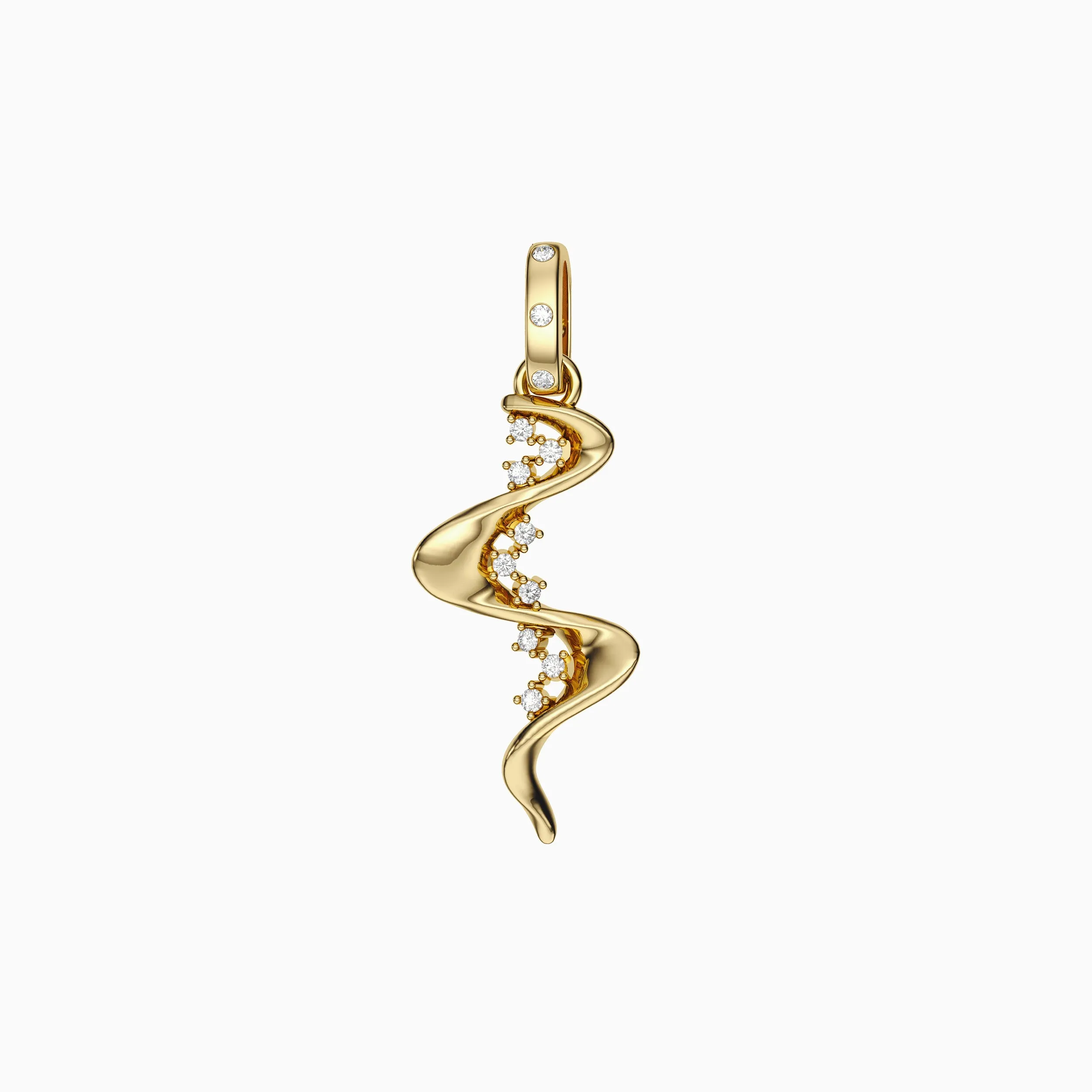 Floating On Cloud Nine Wave Charm Pendant sold by Vanimy Jewelry