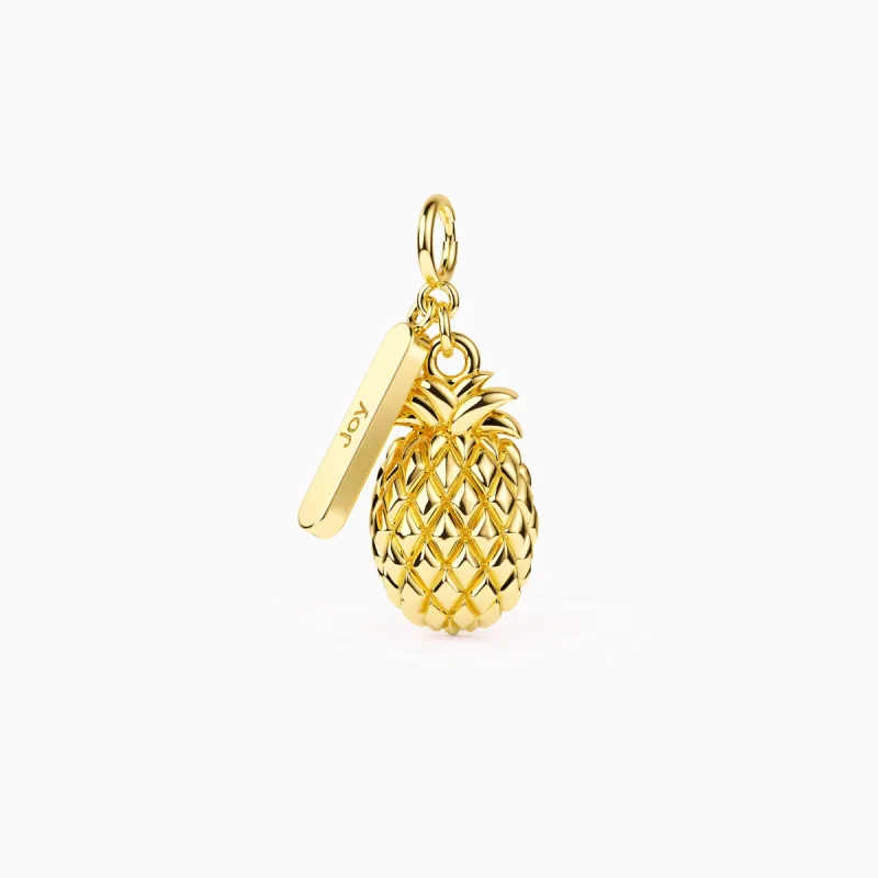 Fruits of Spirit Joy Pineapple Charm sold by Vanimy Jewelry