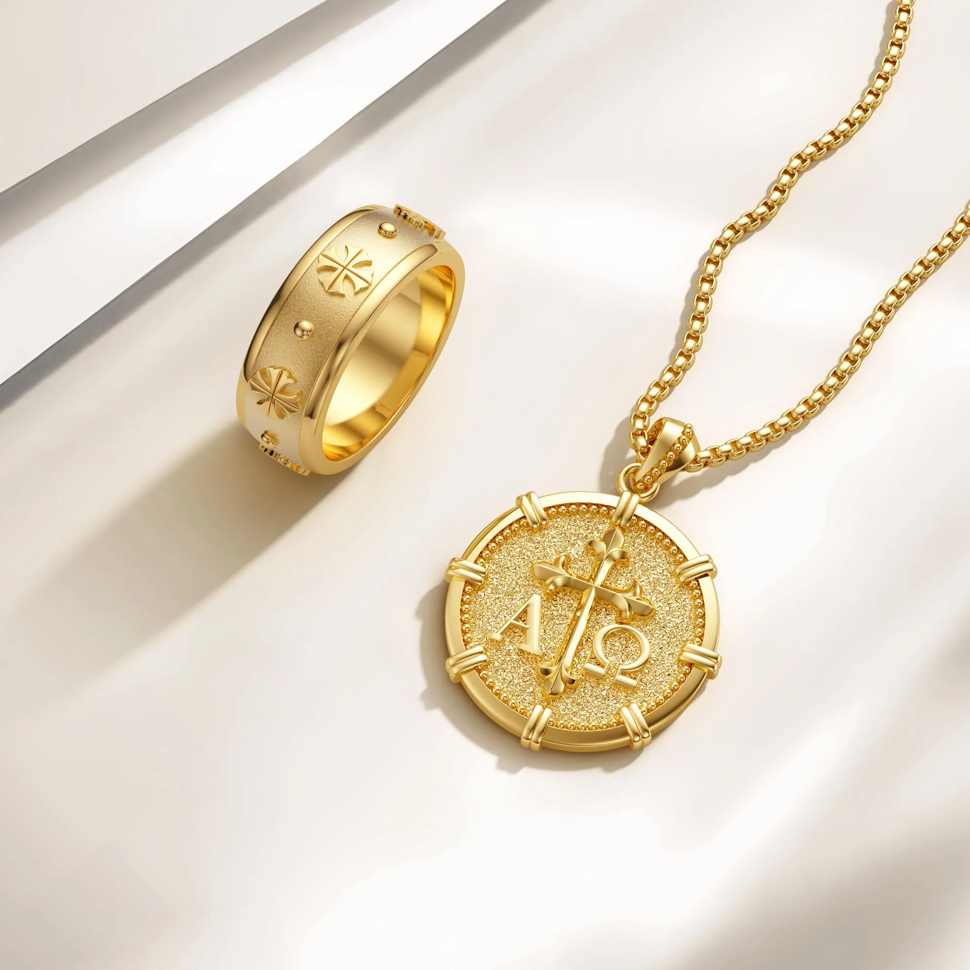 Serenity Gothic Cross Fidget Ring For Anxiety Relief sold by Vanimy Jewelry product image thumbnail 4