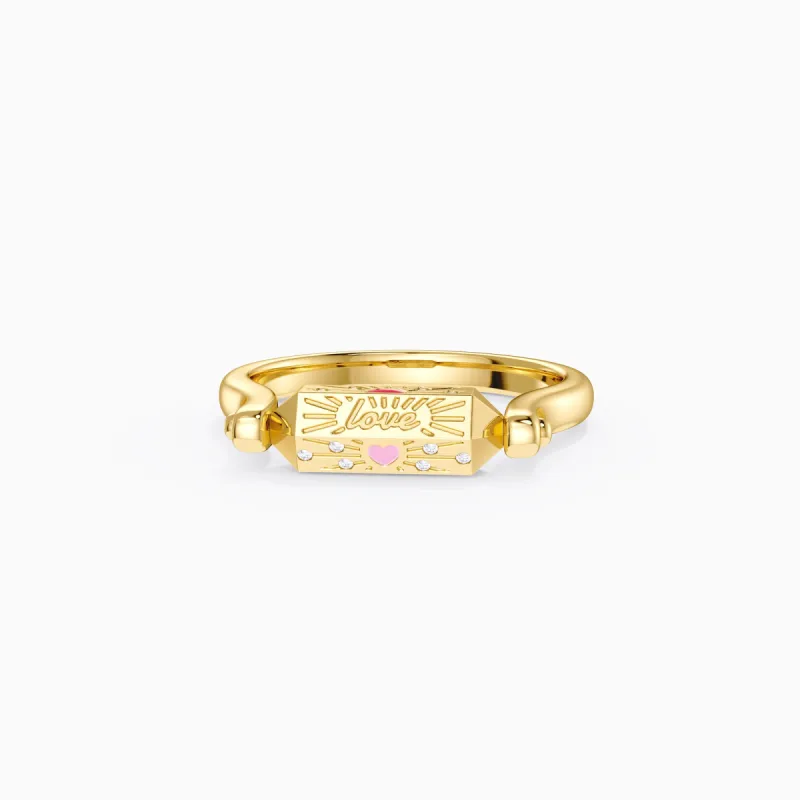 Love Faith Hope Cross Spinner Ring sold by Vanimy Jewelry