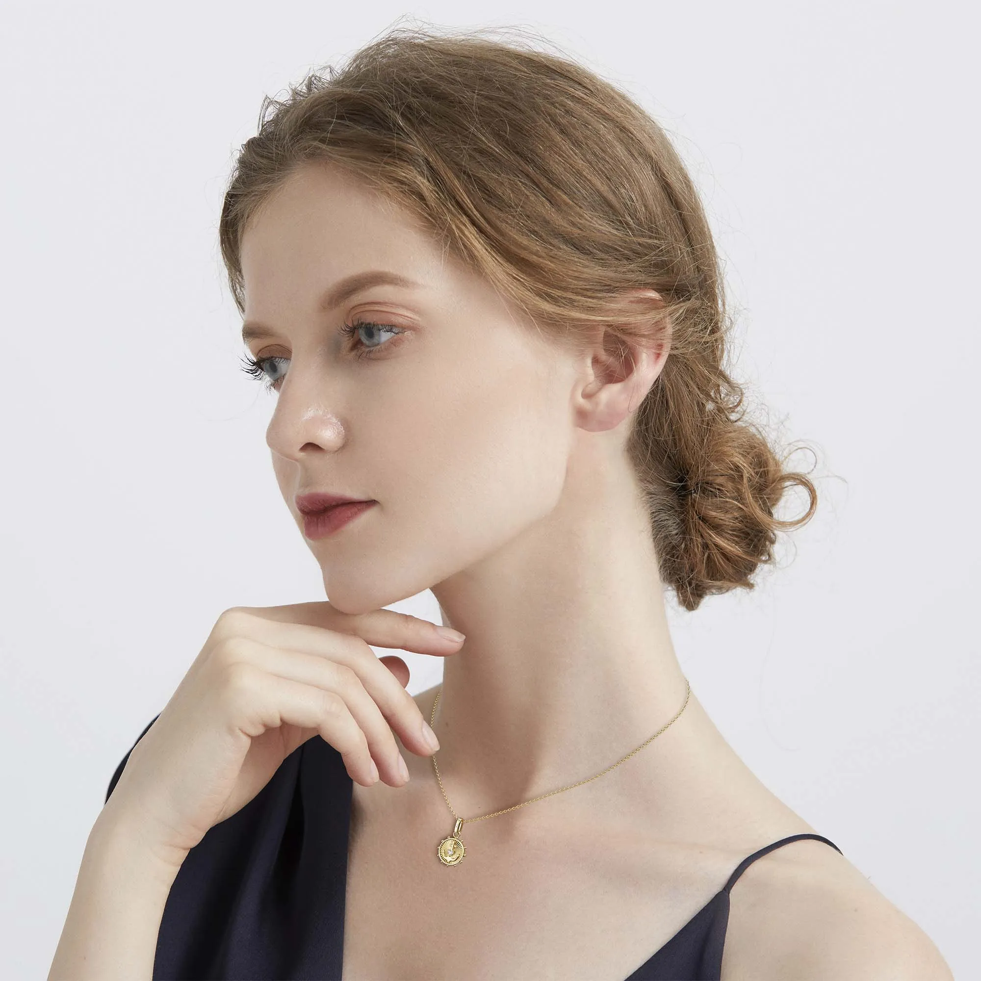 Cross Anchor Amulet Medallion Coin Pendant sold by Vanimy Jewelry product image thumbnail 4