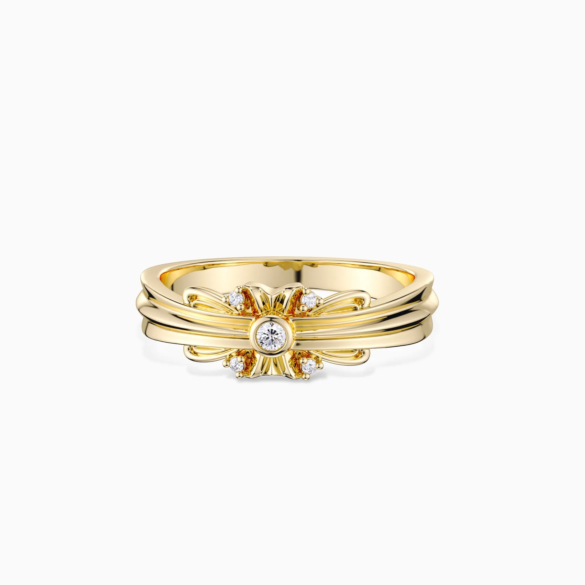 Byzantine Edge Cross Ring sold by Vanimy Jewelry