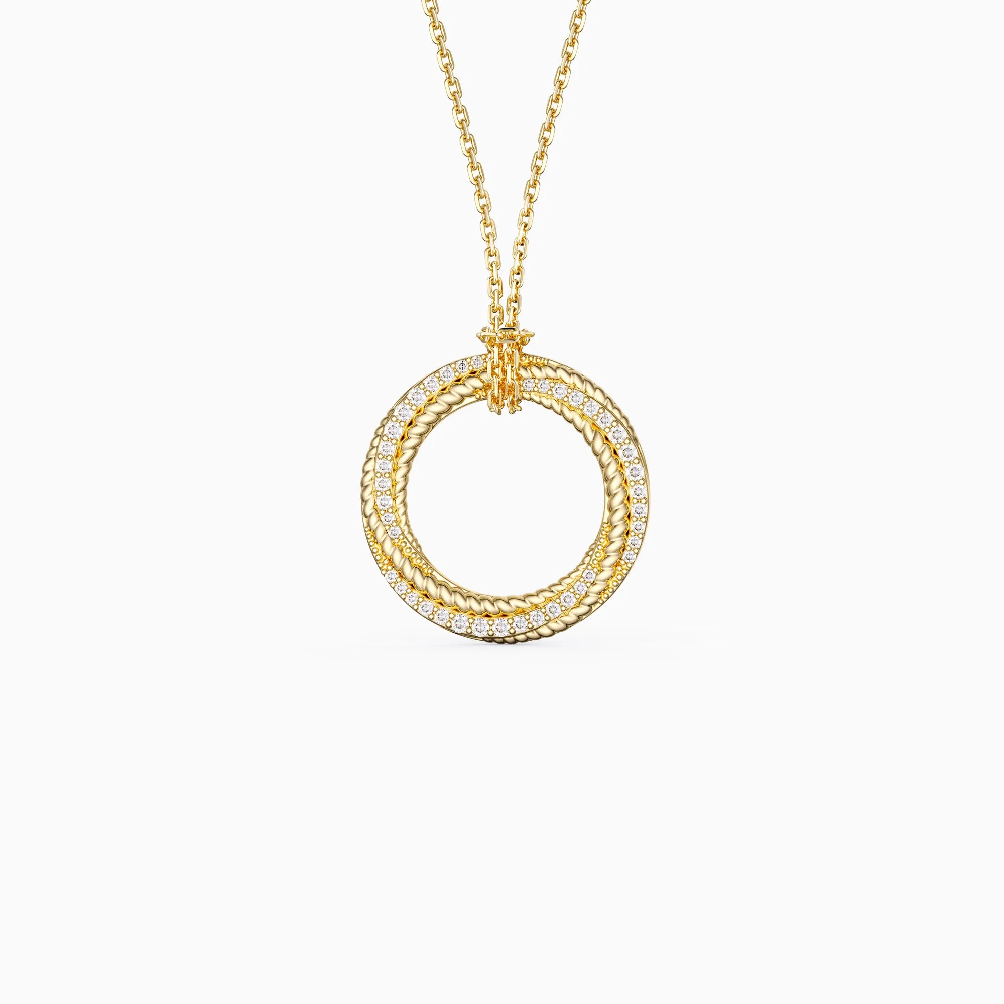 Be With You Circle Necklace sold by Vanimy Jewelry