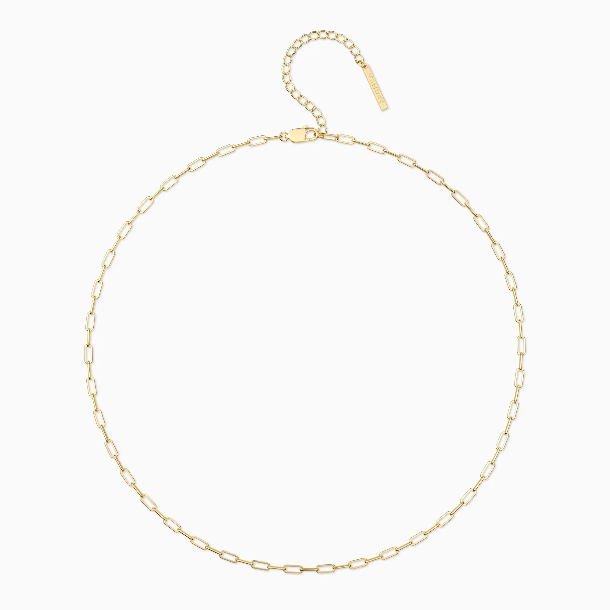 Paperclip Chain Necklace sold by Vanimy Jewelry