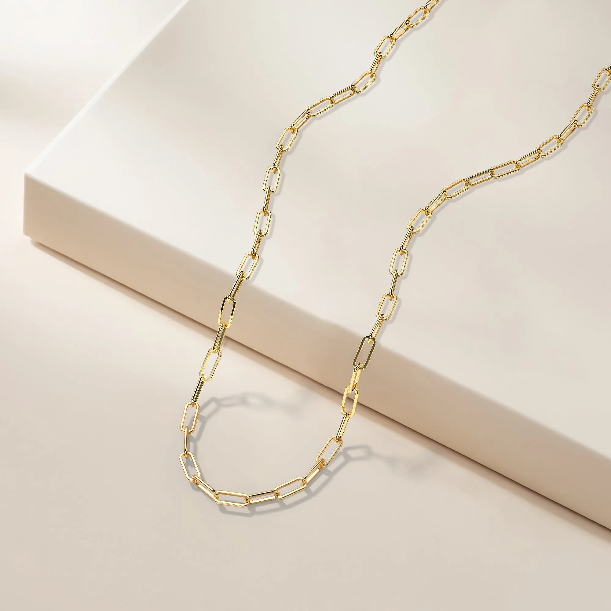 Paperclip Chain Necklace sold by Vanimy Jewelry product image thumbnail 4