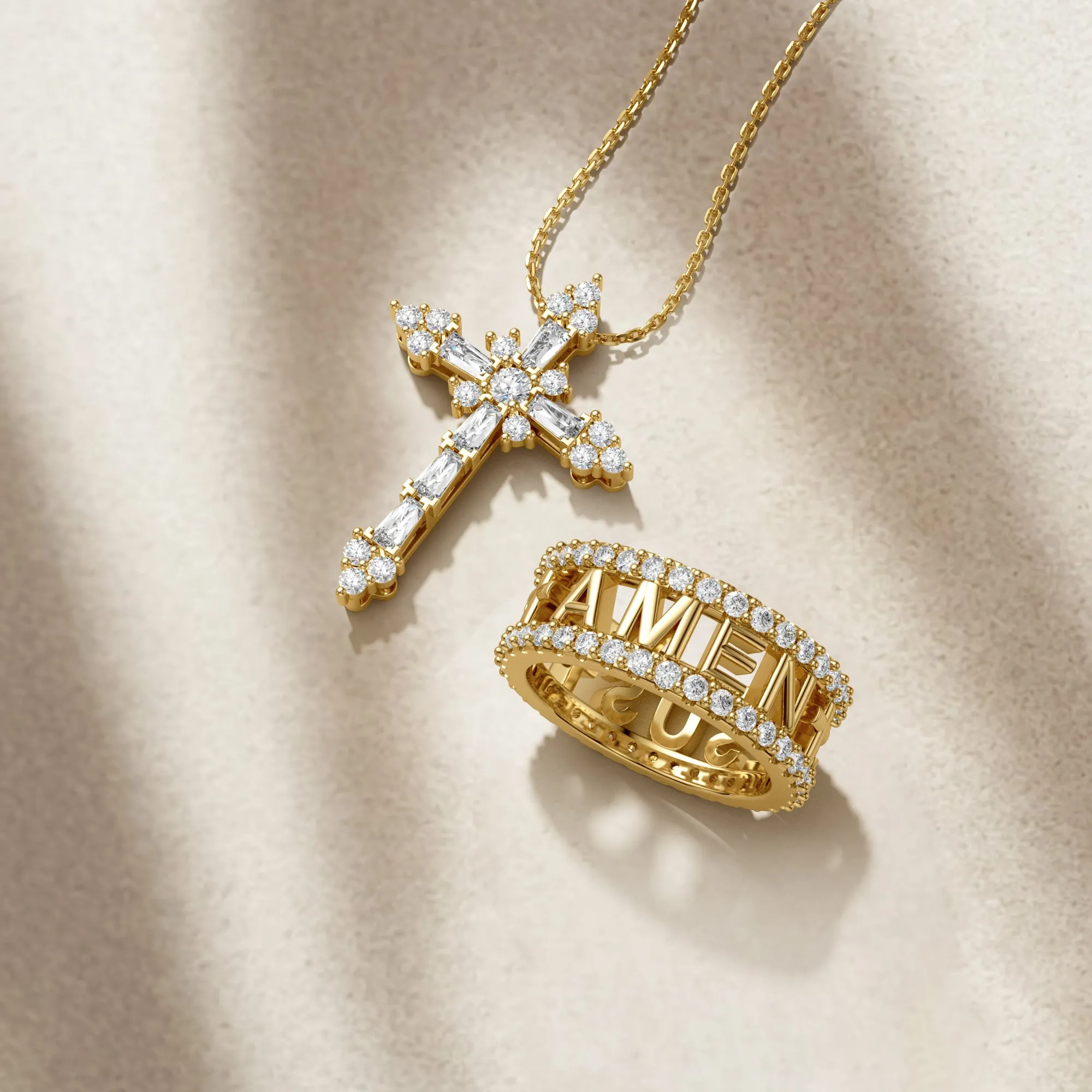 Byzantine Faith Cross Pendant Necklace sold by Vanimy Jewelry product image thumbnail 5