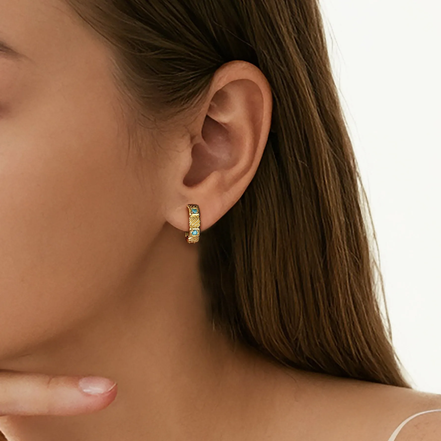 Square Polychromatic Earrings sold by Vanimy Jewelry product image thumbnail 2