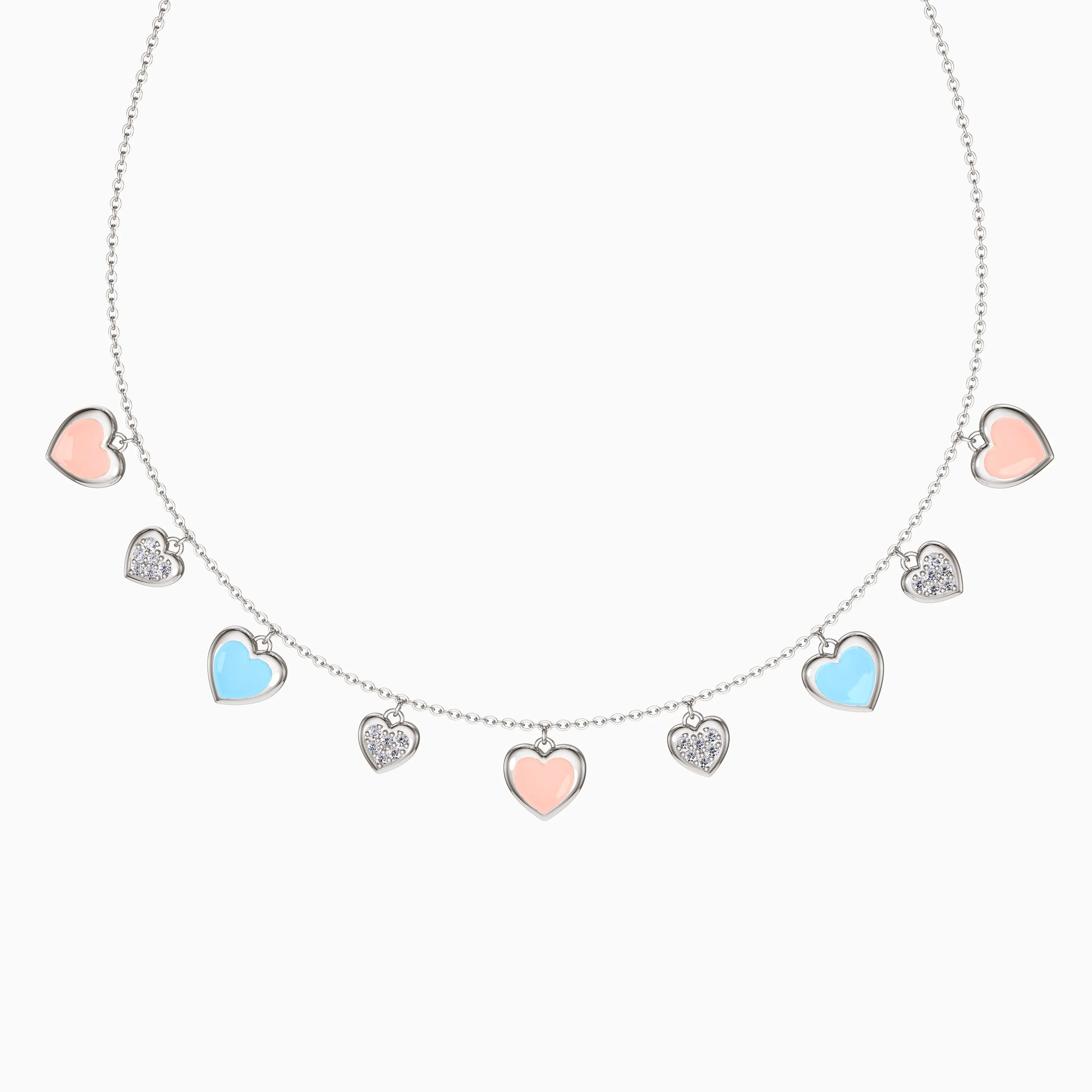 Heart Station Necklace sold by Vanimy Jewelry product image thumbnail 5