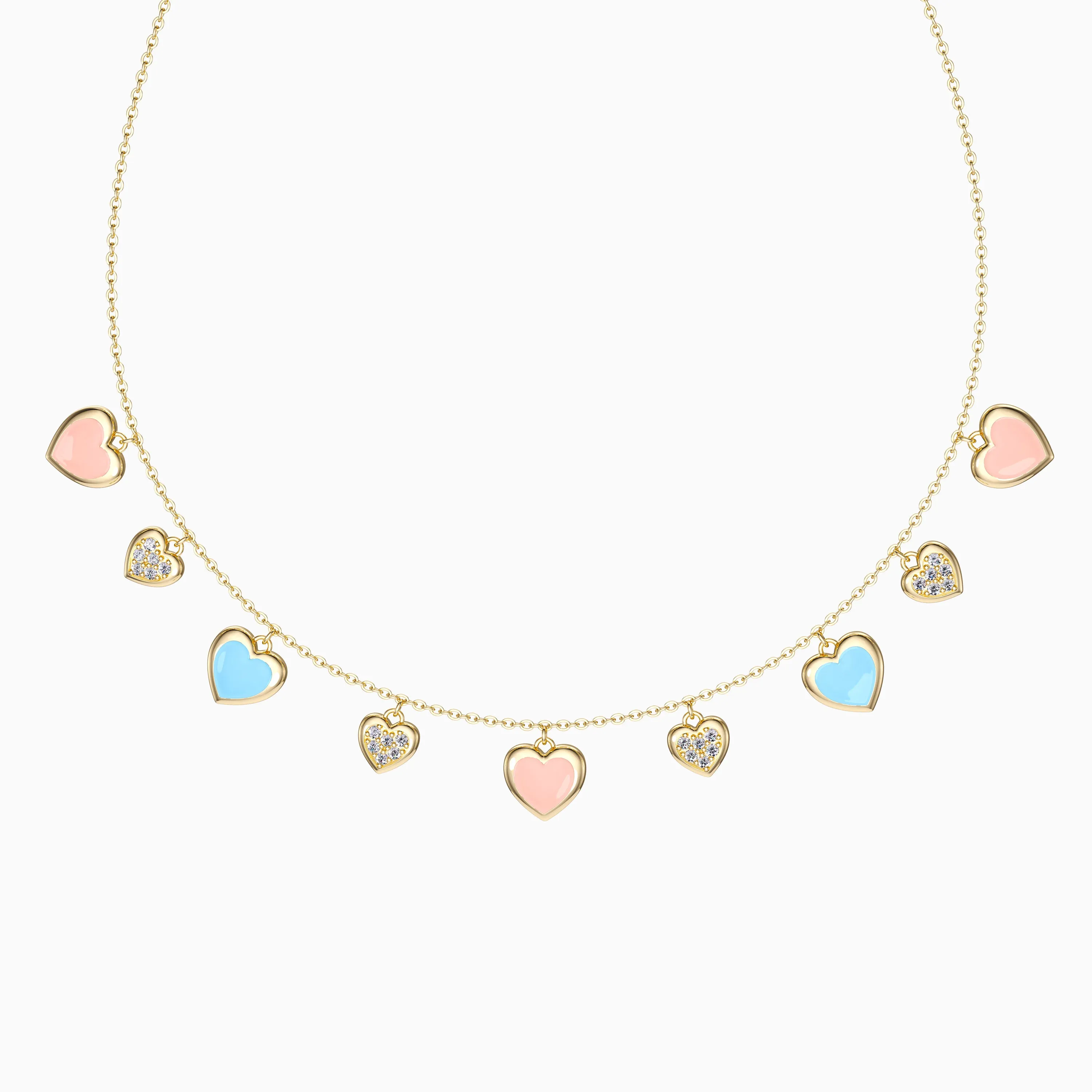 Heart Station Necklace sold by Vanimy Jewelry