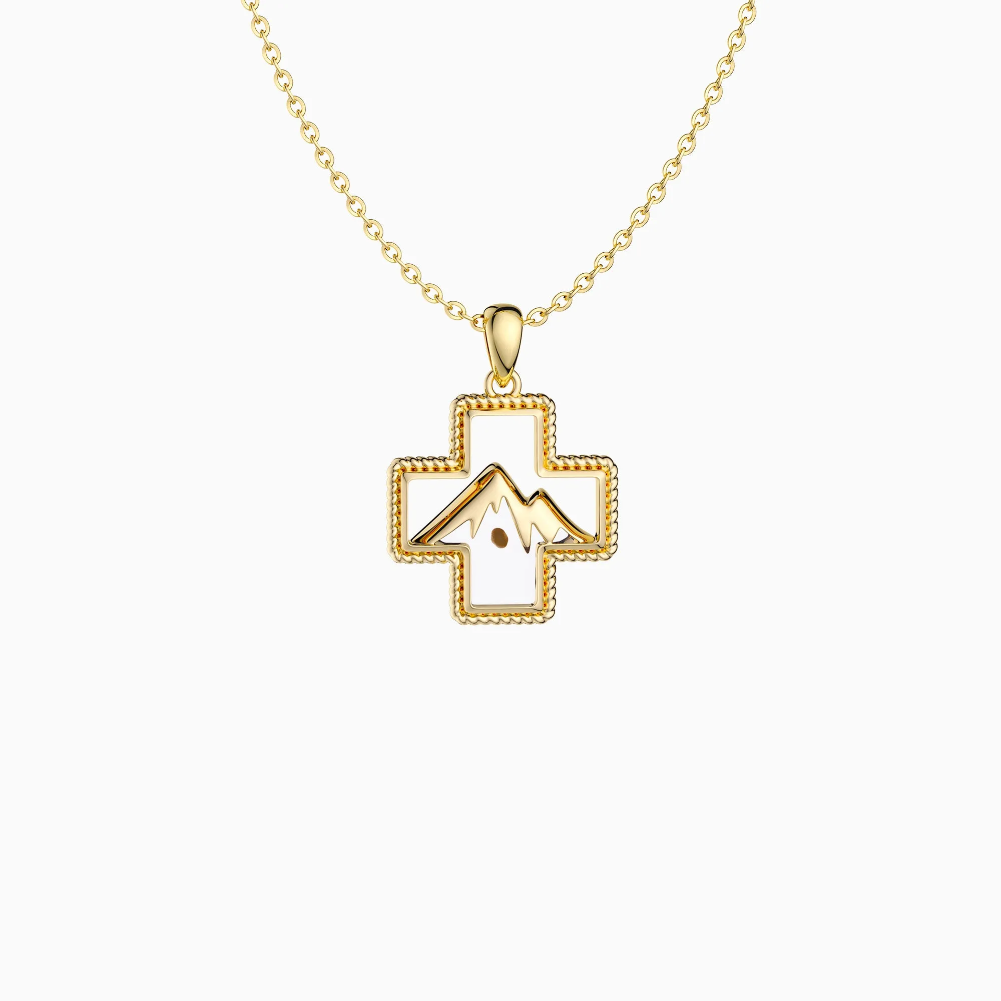 Mustard Seed Mountain Necklace sold by Vanimy Jewelry