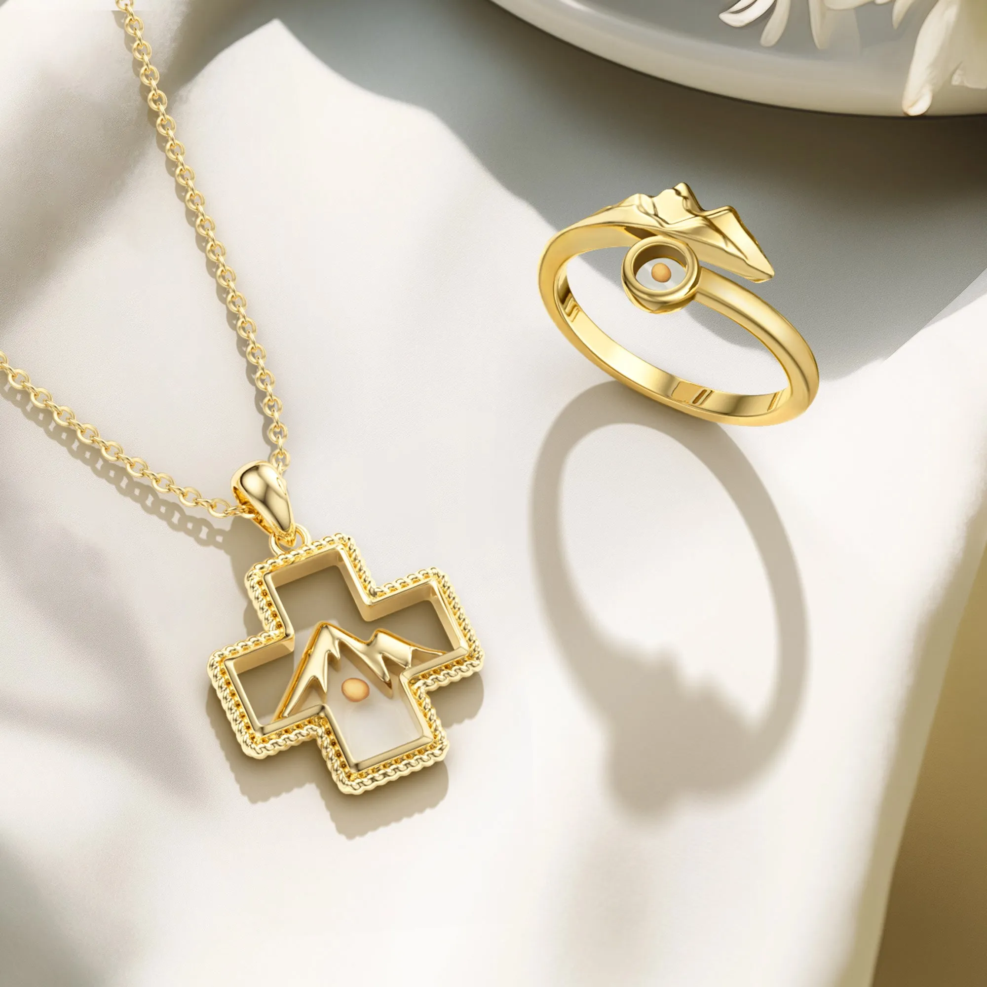 Mustard Seed Mountain Necklace sold by Vanimy Jewelry product image thumbnail 3