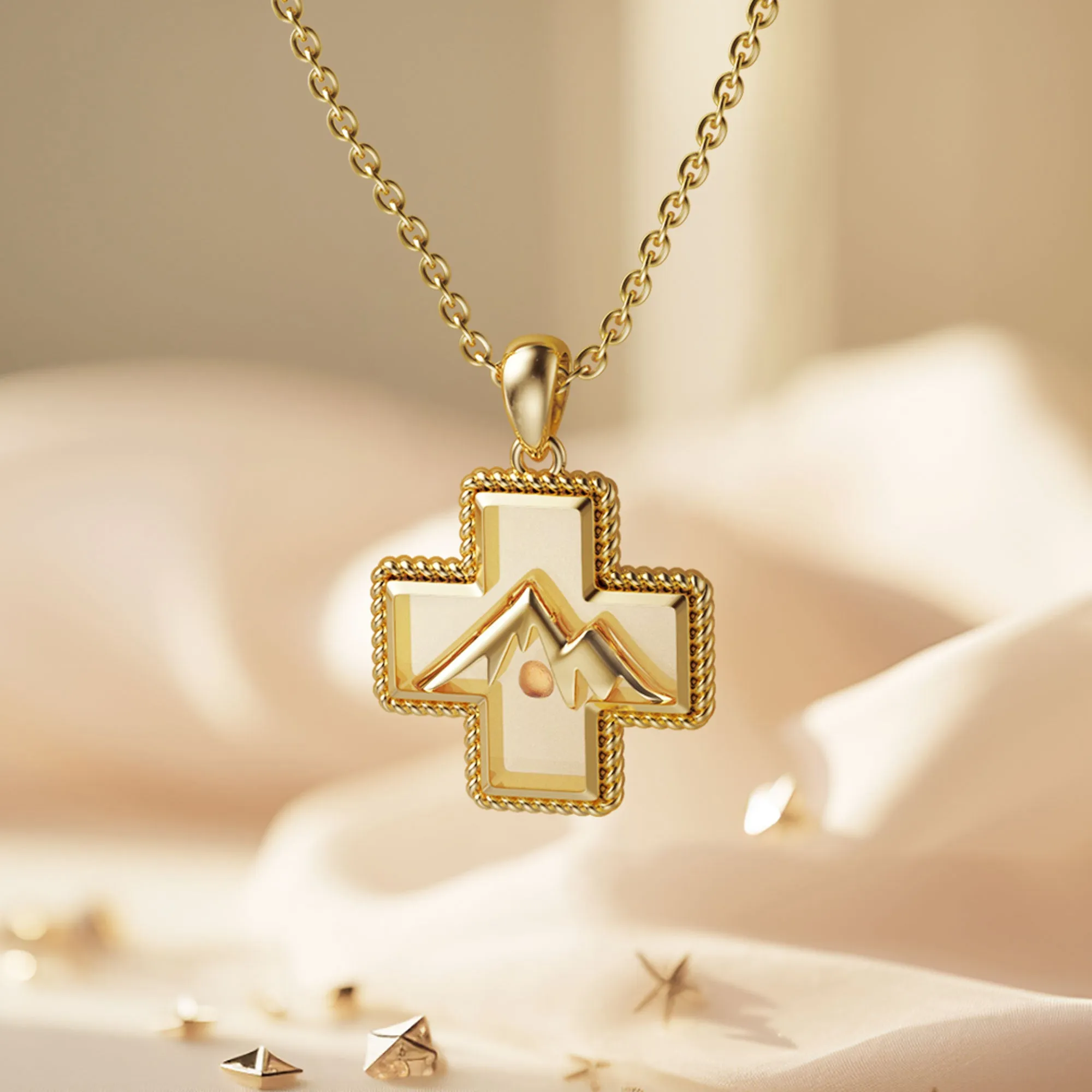 Mustard Seed Mountain Necklace sold by Vanimy Jewelry product image thumbnail 2