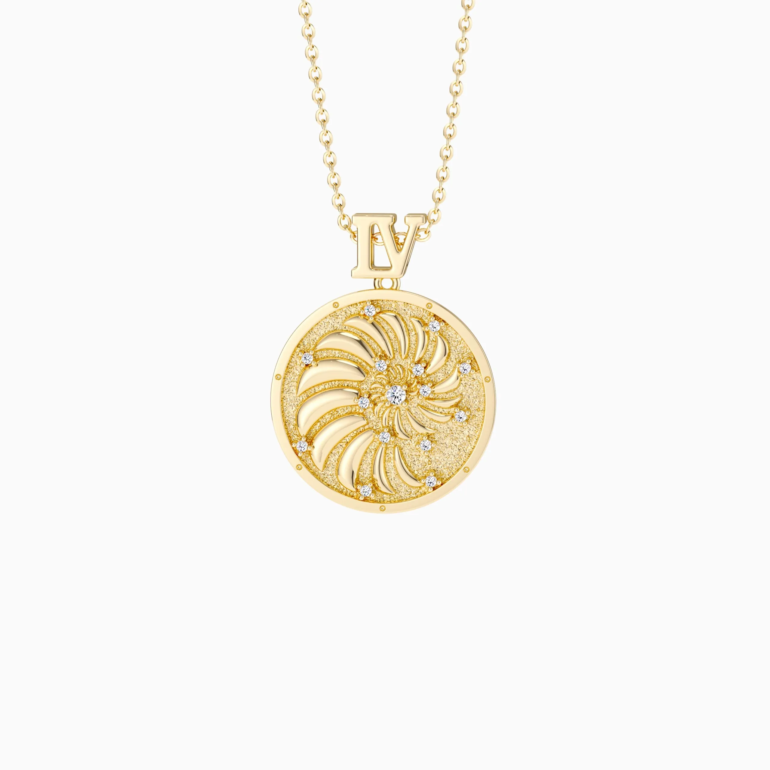 Promised Land Everyday Miracles Blessings Spiral Coin Medallion Necklace sold by Vanimy Jewelry