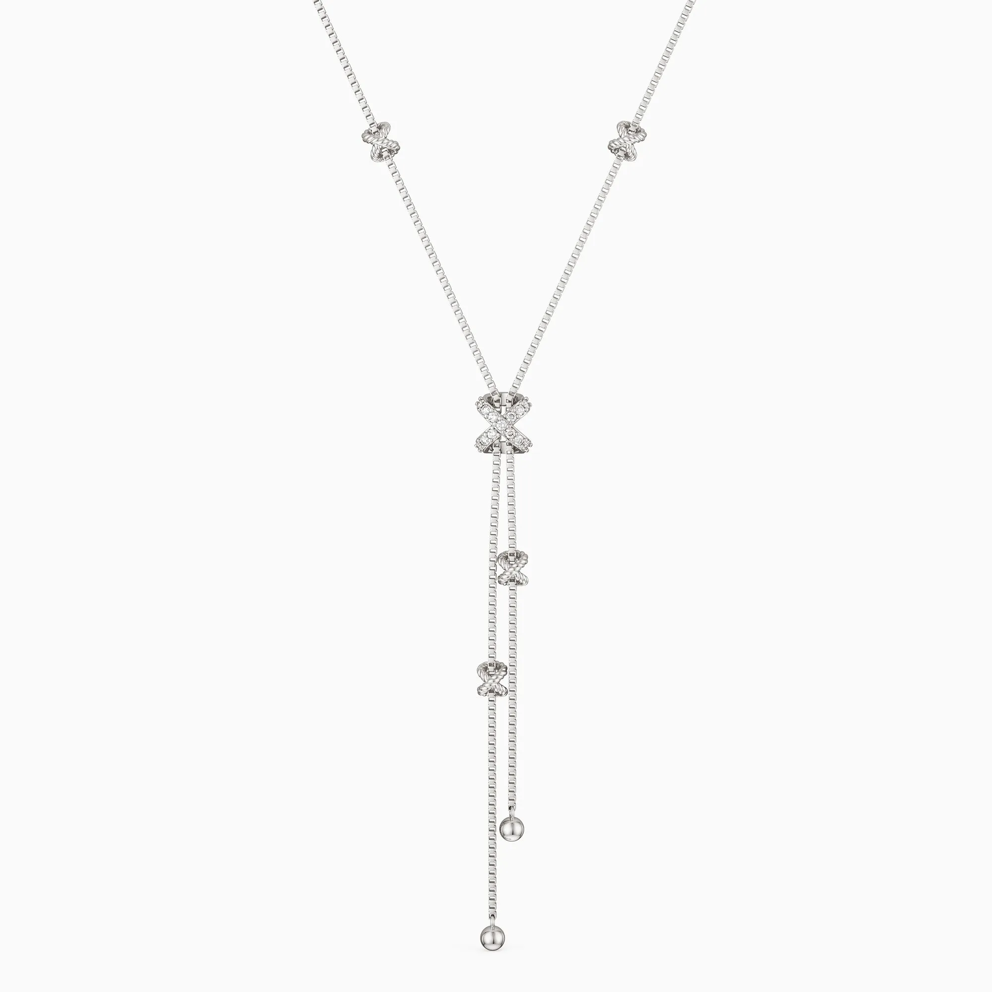 Delicate Cord Y Necklace sold by Vanimy Jewelry product image thumbnail 5