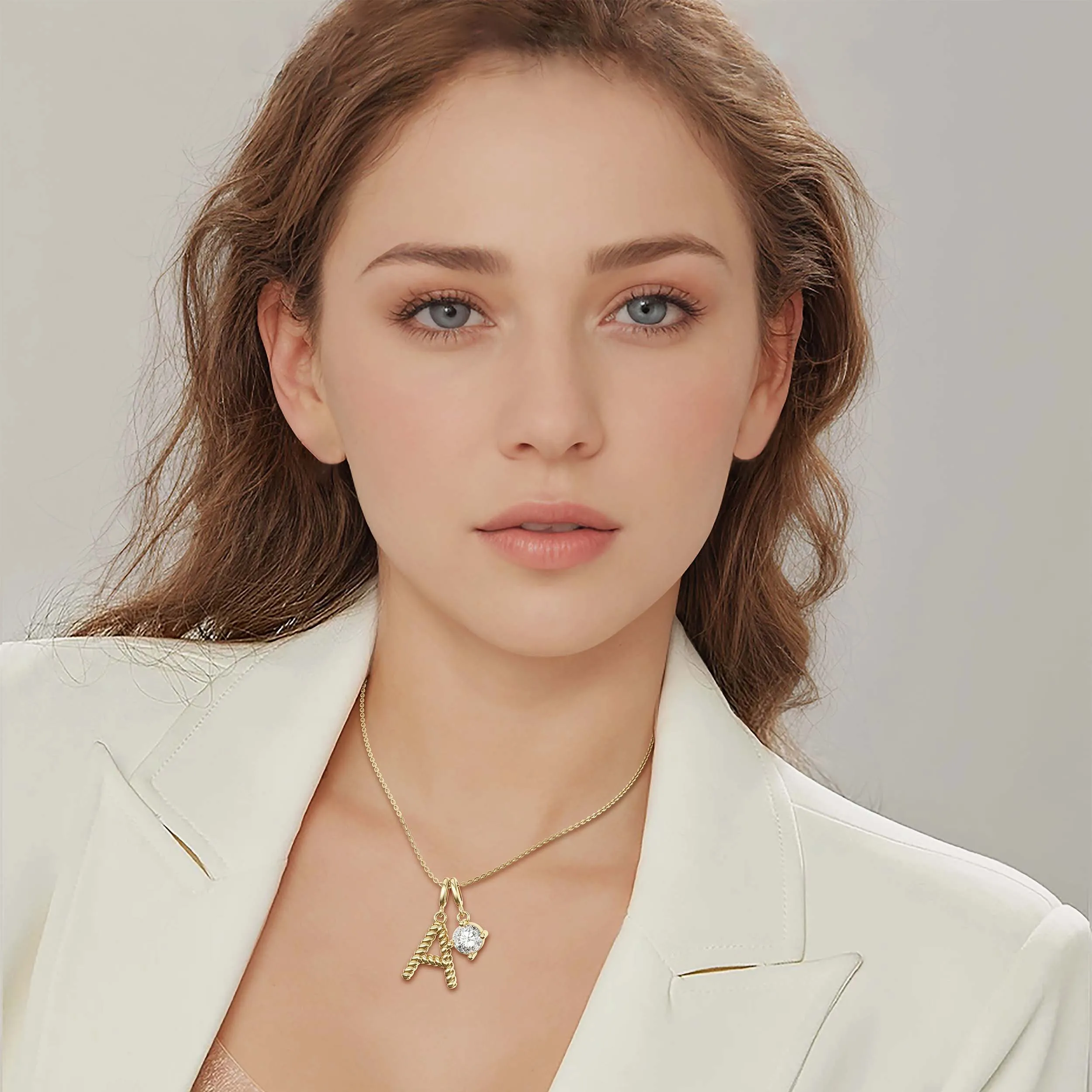 Letter Strand Knot Necklace sold by Vanimy Jewelry product image thumbnail 3