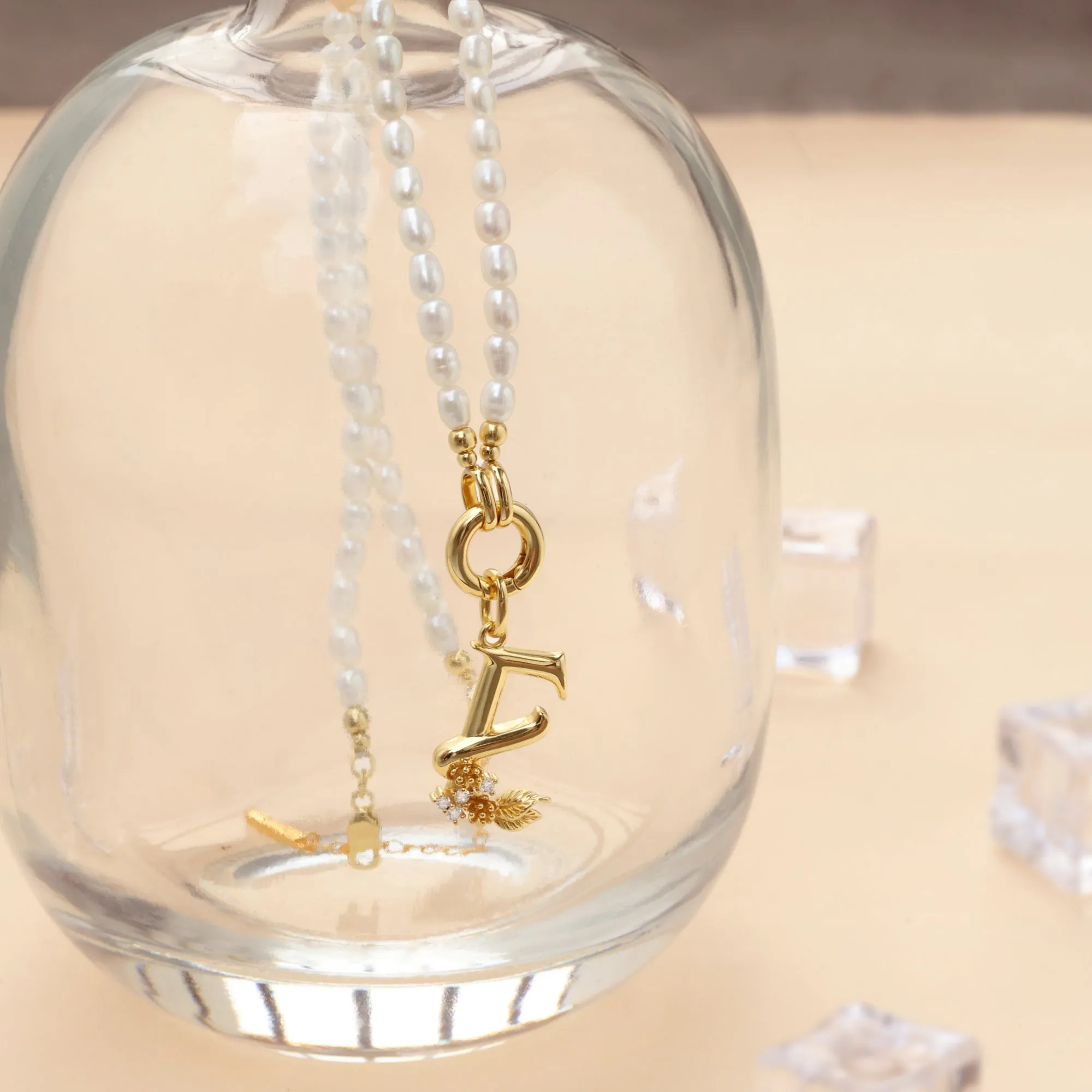 Freshwater Pearl Charm Necklace sold by Vanimy Jewelry product image thumbnail 5