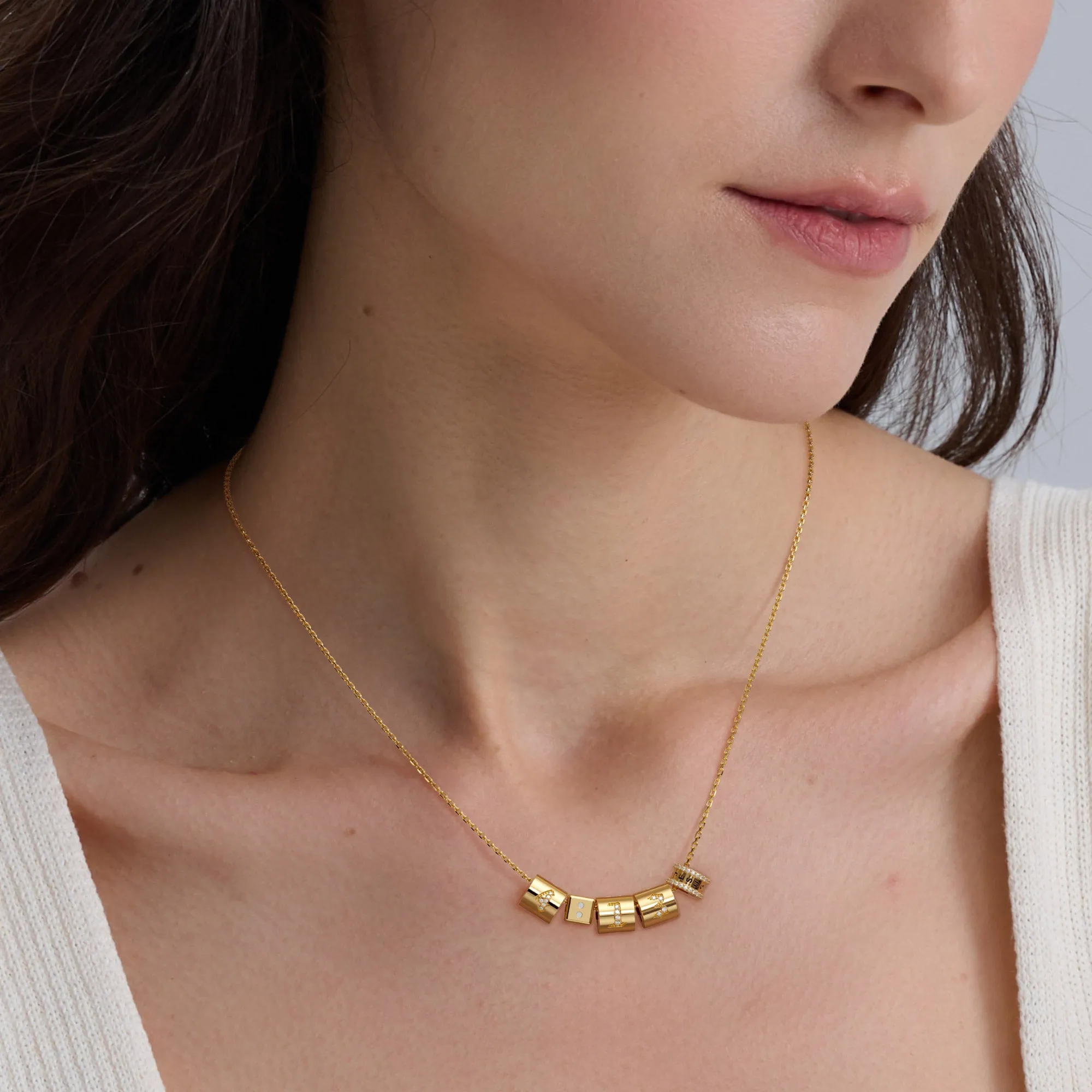 Number 2 Cut-out Cross Bead Pendant sold by Vanimy Jewelry product image thumbnail 2