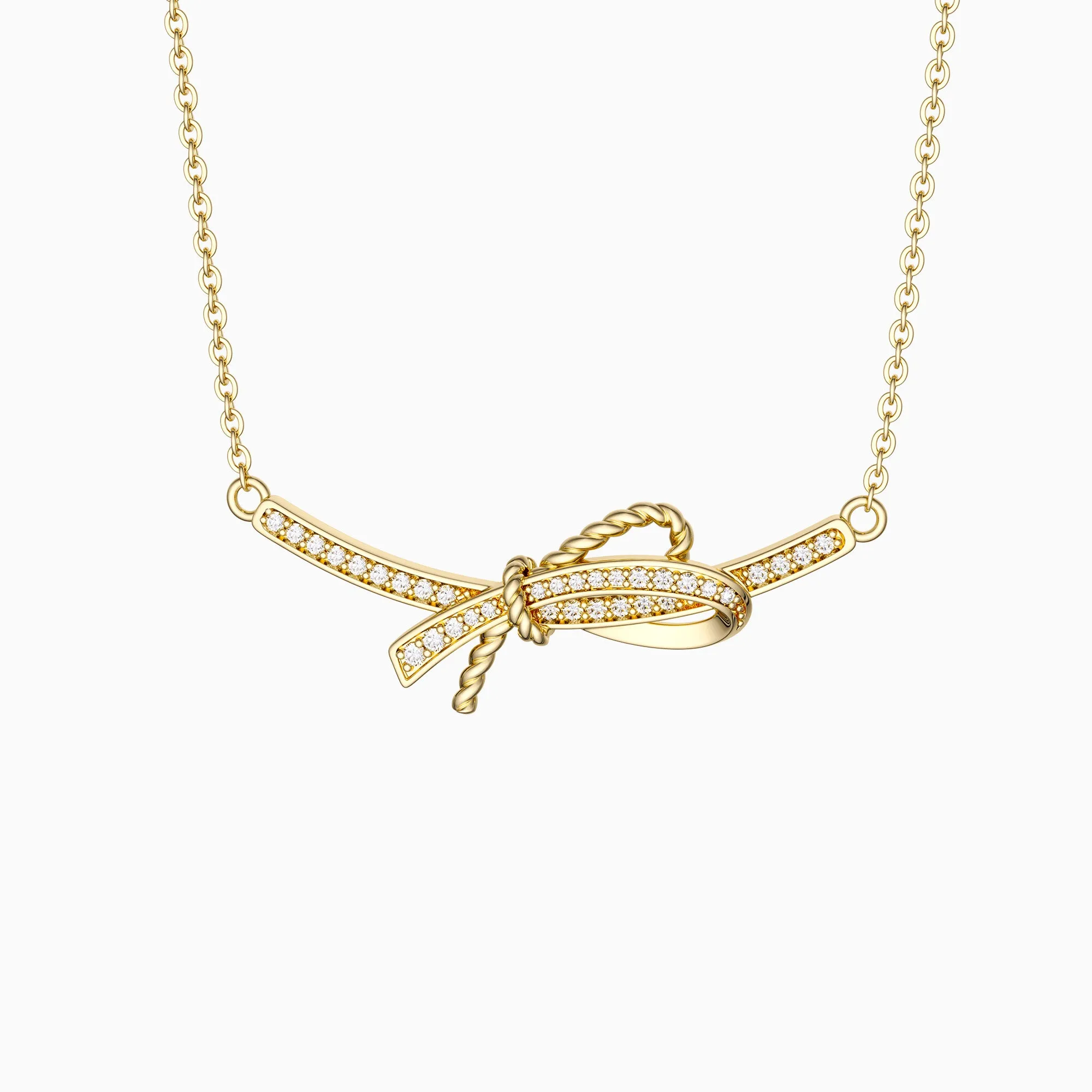 Three Strands Knot Necklace sold by Vanimy Jewelry