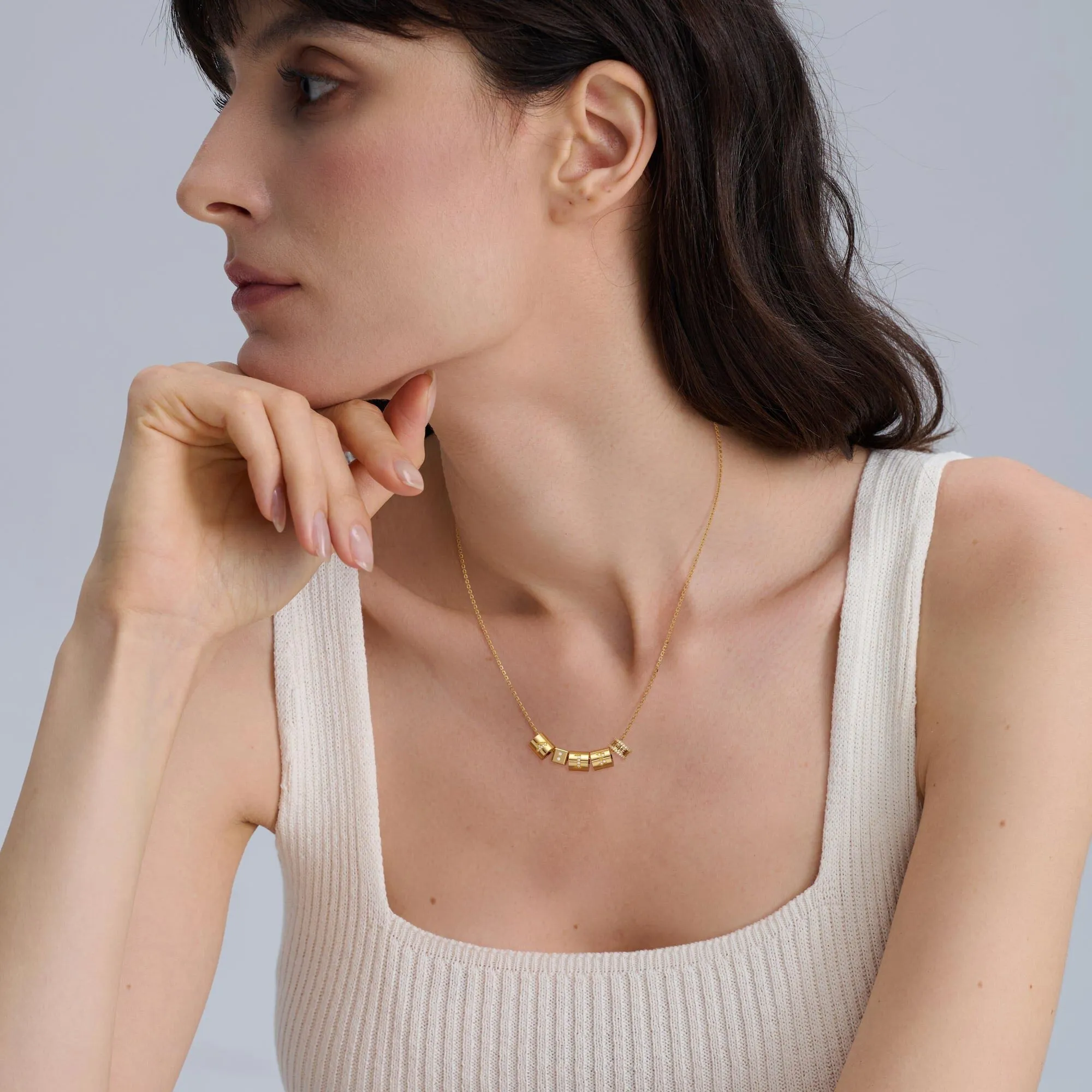 Number 9 Cut-out Cross Bead Pendant sold by Vanimy Jewelry product image thumbnail 3