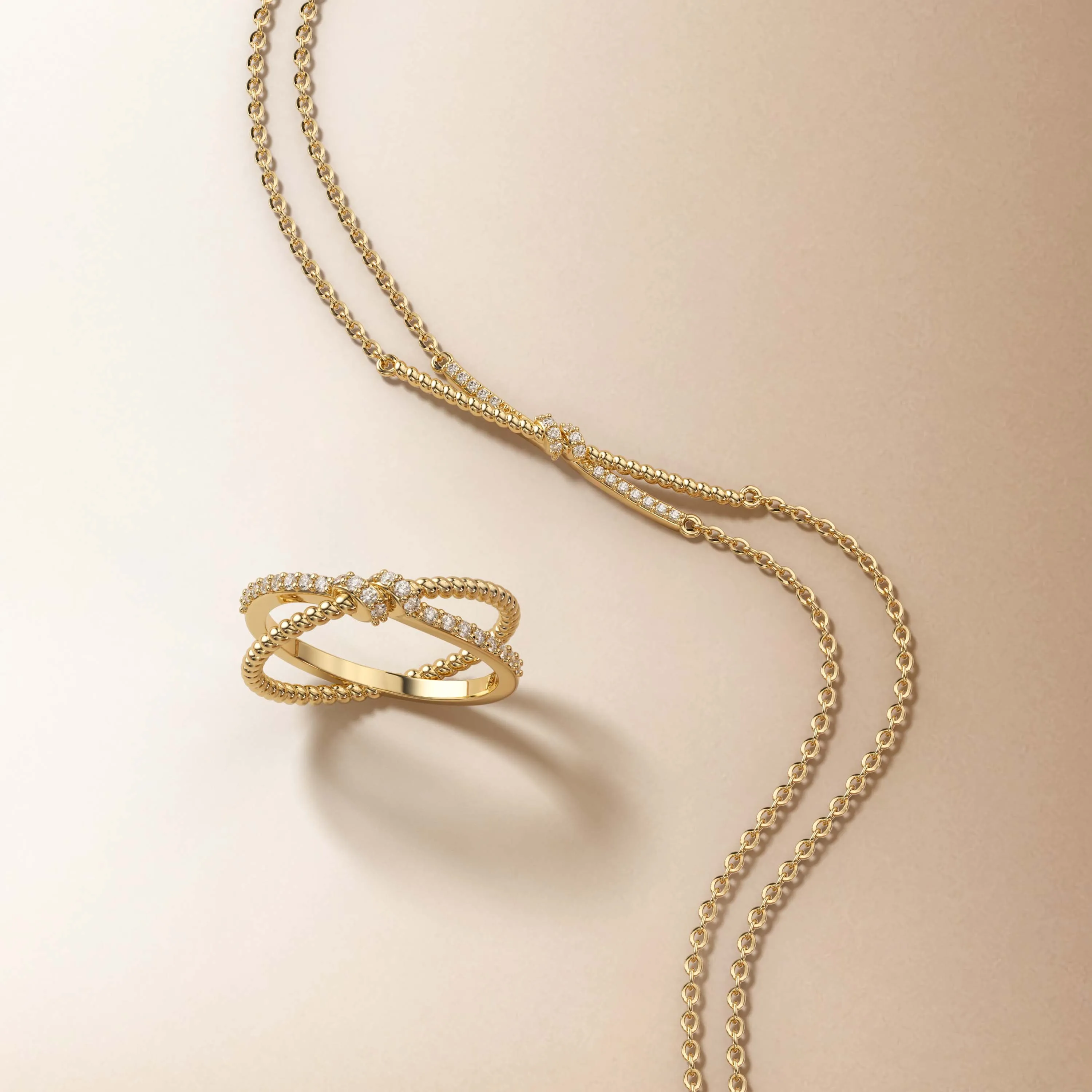 Two Strands Knot Bracelet sold by Vanimy Jewelry product image thumbnail 2