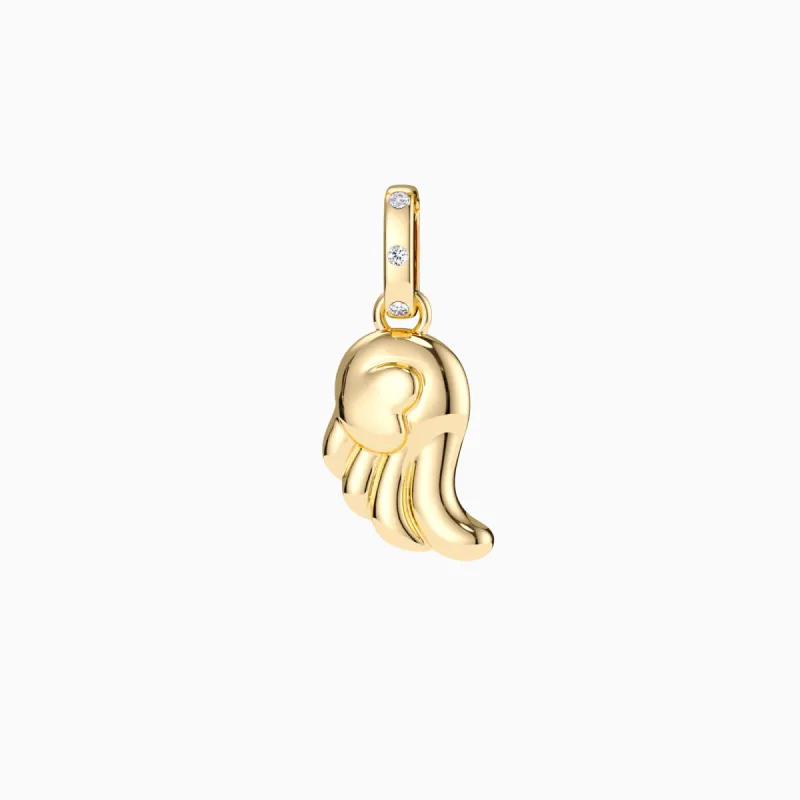 Guardian Angel Wing Charm Pendant sold by Vanimy Jewelry