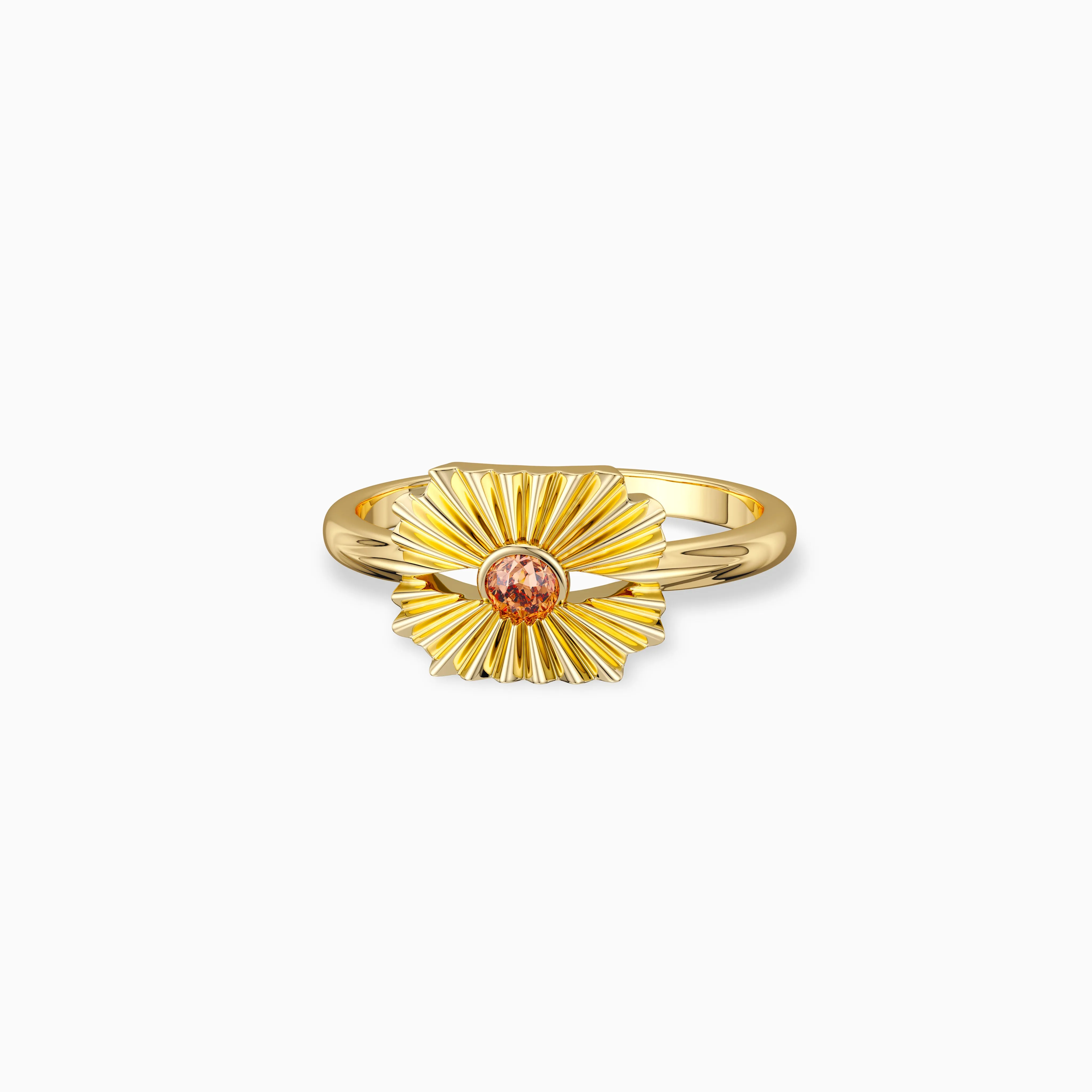 Sunrise Solitaire Ring sold by Vanimy Jewelry