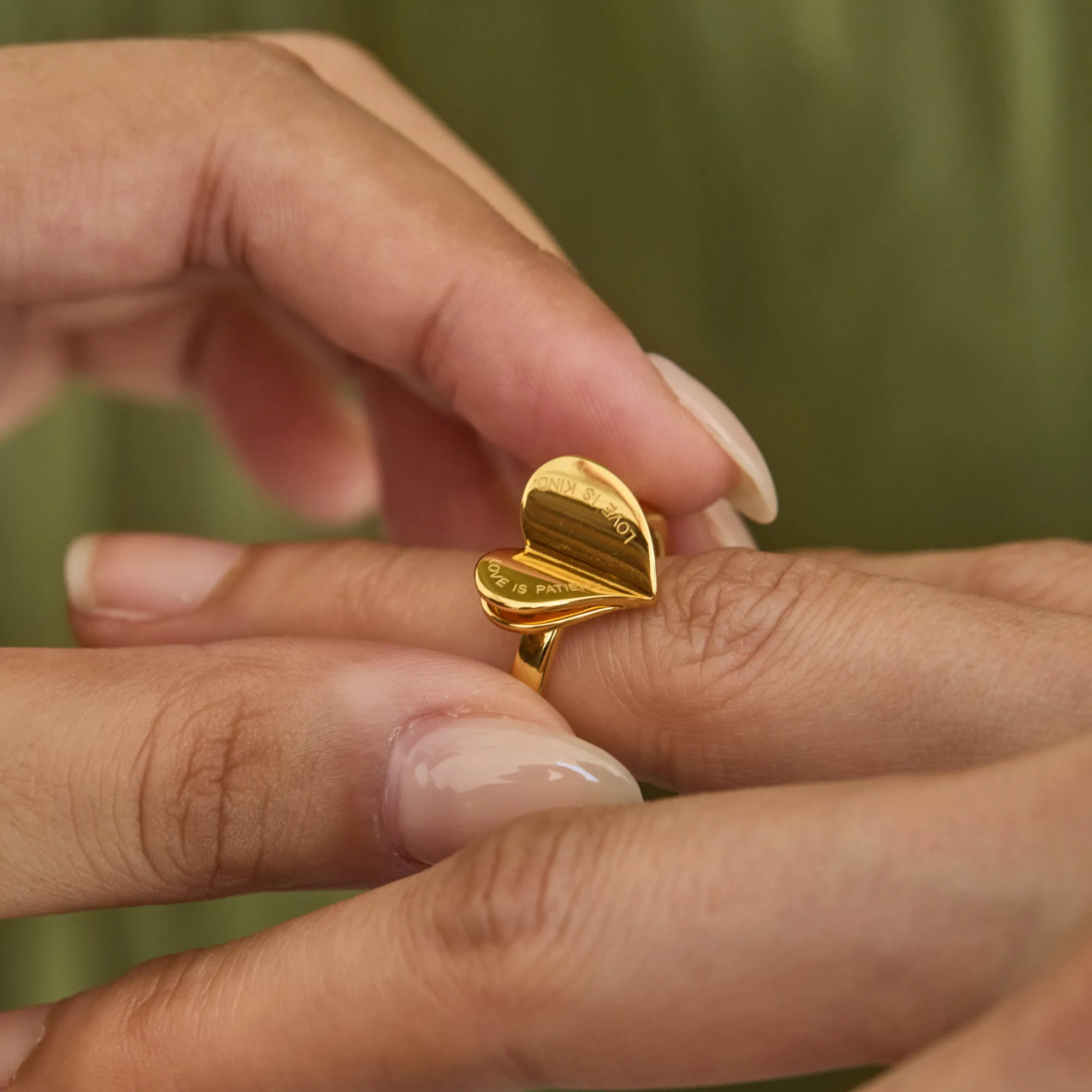 Chapters of Love Engraved Statement Ring sold by Vanimy Jewelry product image thumbnail 2