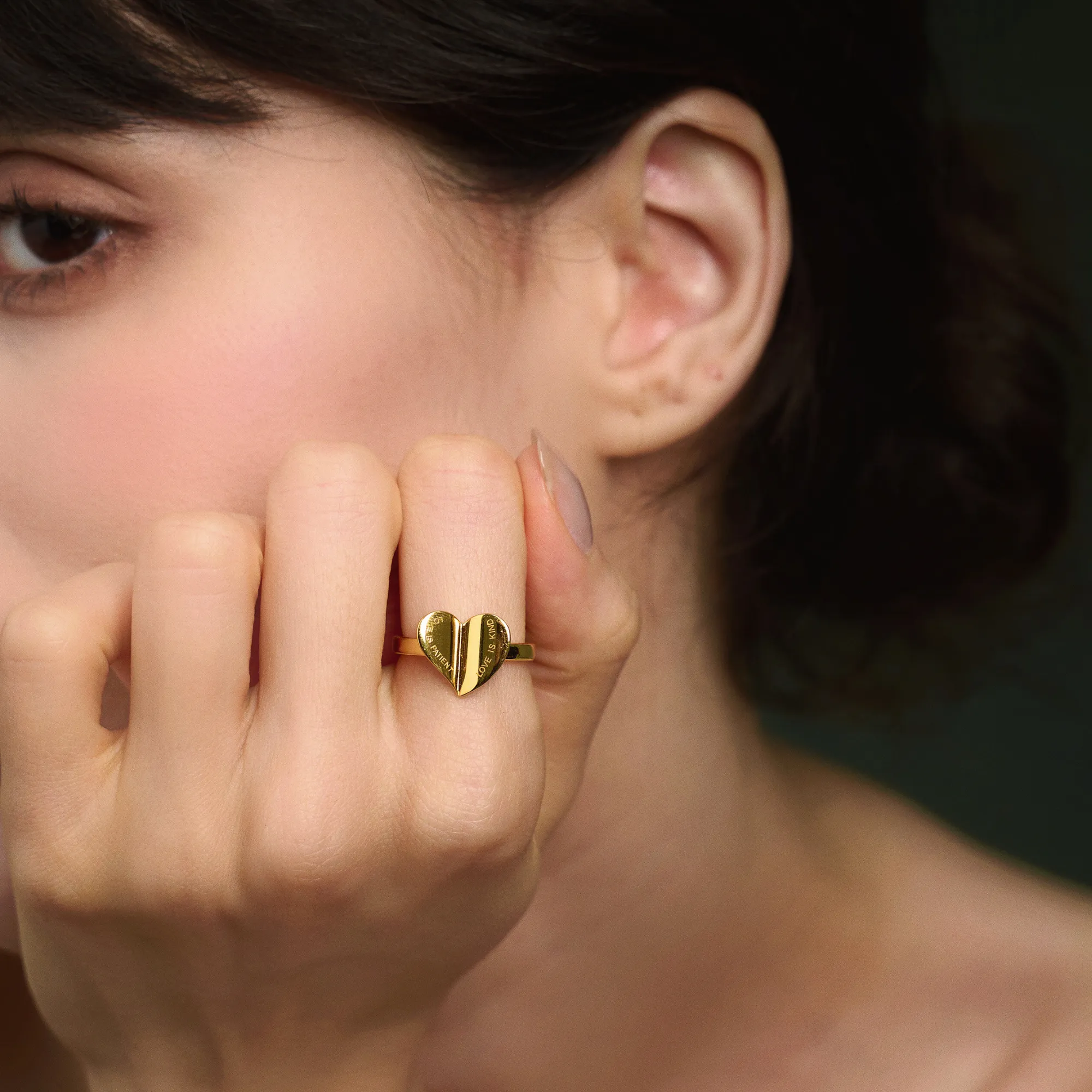 Chapters of Love Engraved Statement Ring sold by Vanimy Jewelry product image thumbnail 5