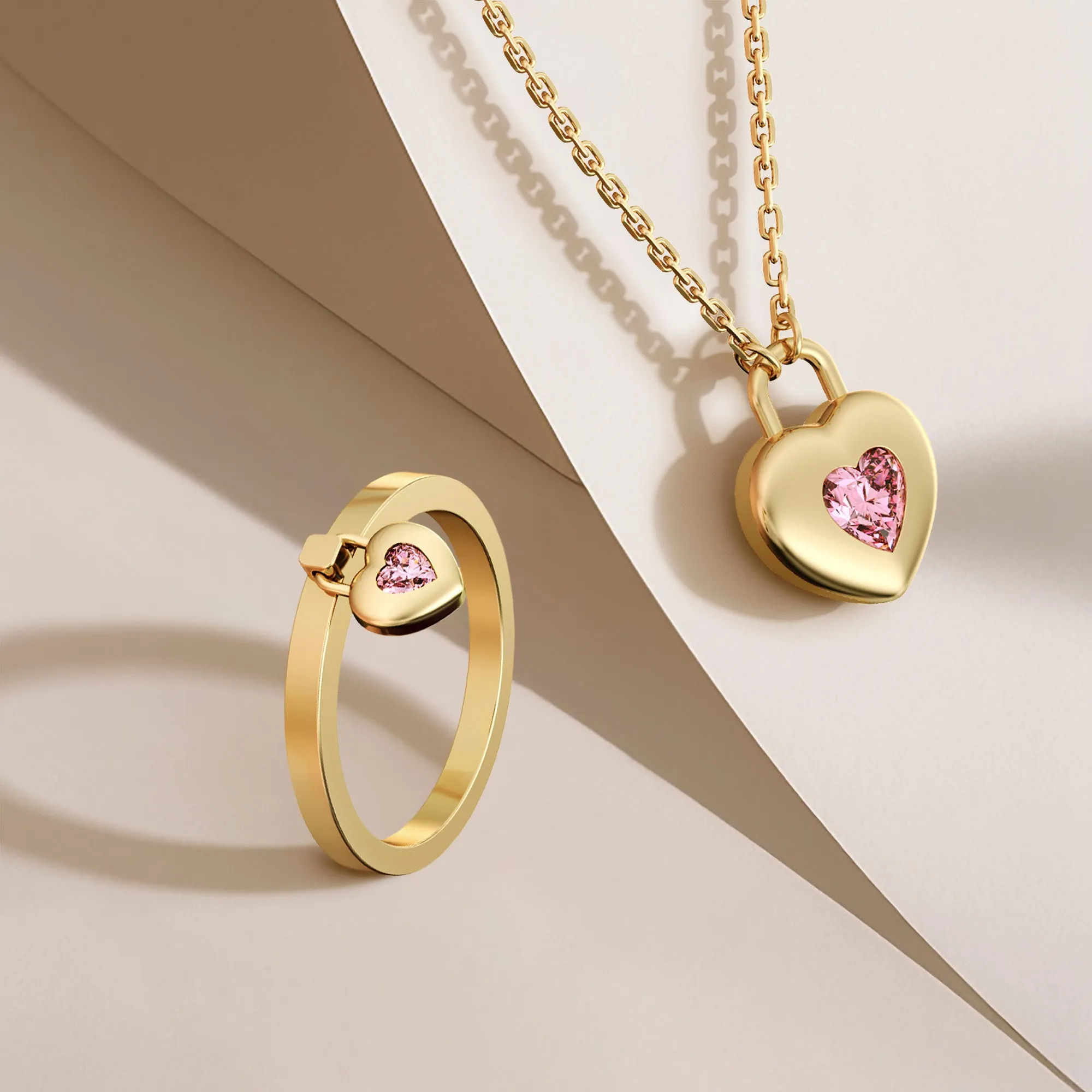 Love Lock Pendant Necklace sold by Vanimy Jewelry product image thumbnail 4