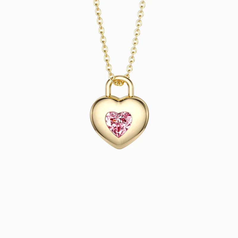 Love Lock Pendant Necklace sold by Vanimy Jewelry