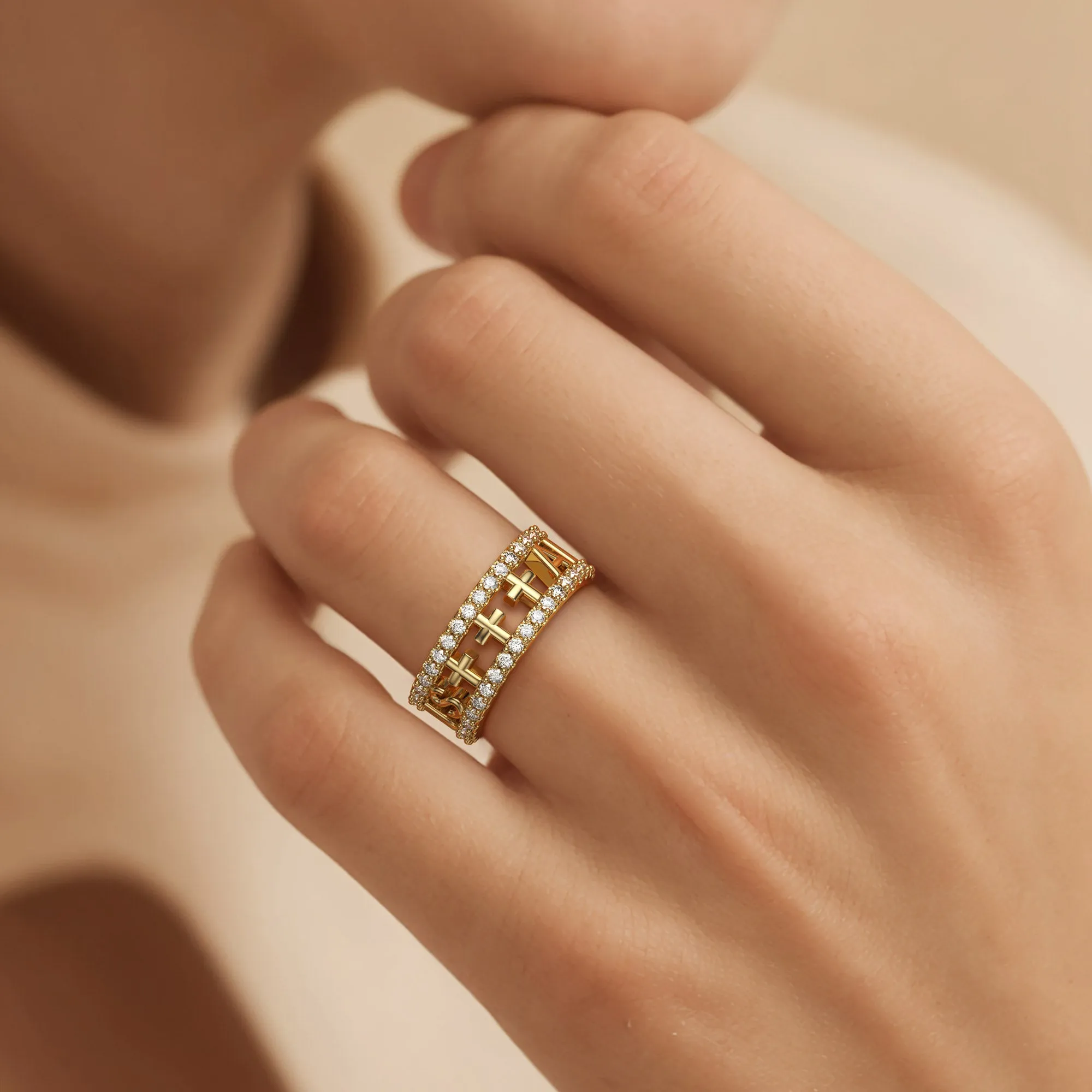 Trinity Cross Ring sold by Vanimy Jewelry product image thumbnail 4