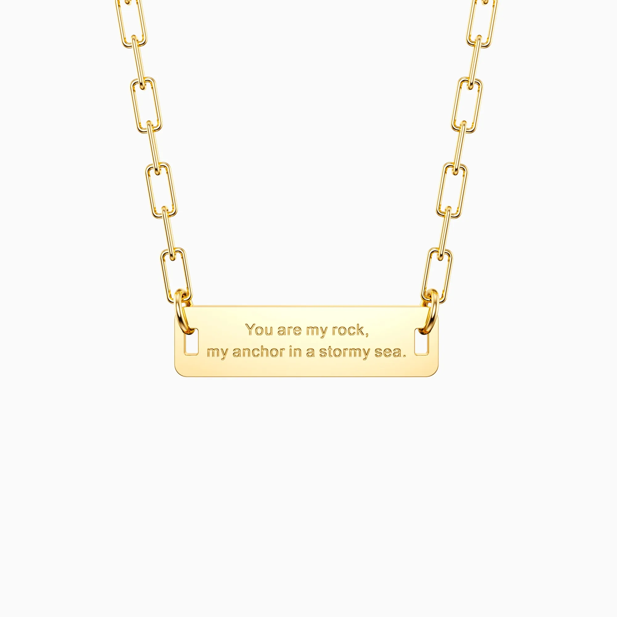 Love's Anchor Emoji Necklace sold by Vanimy Jewelry product image thumbnail 2