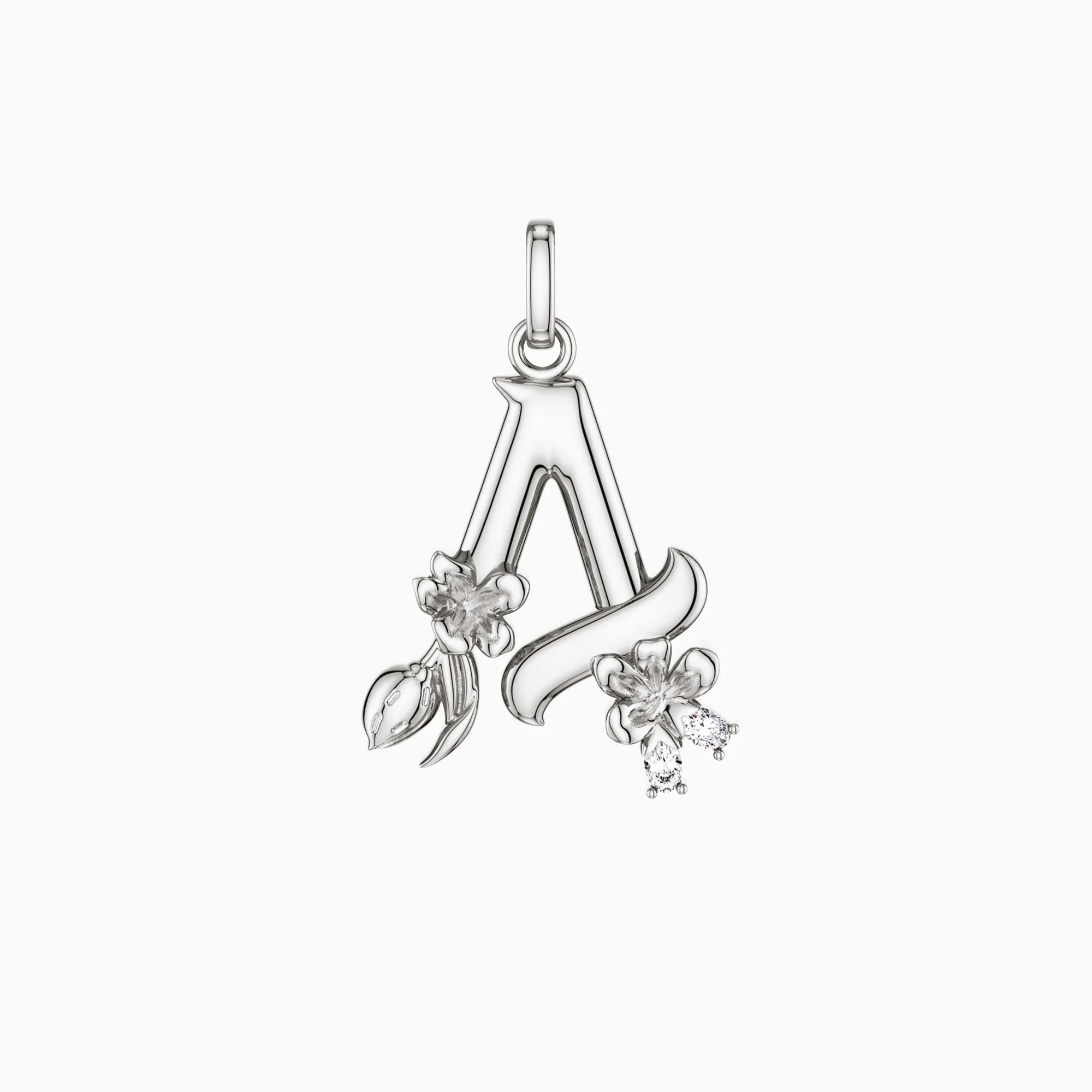 Blossom Letter A-Z Pendant sold by Vanimy Jewelry product image thumbnail 3