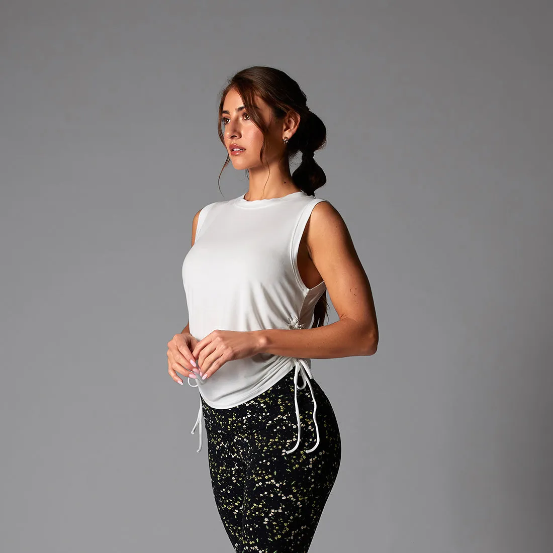 Crop Side Tie Tank sold by Tavi Active product image thumbnail 2