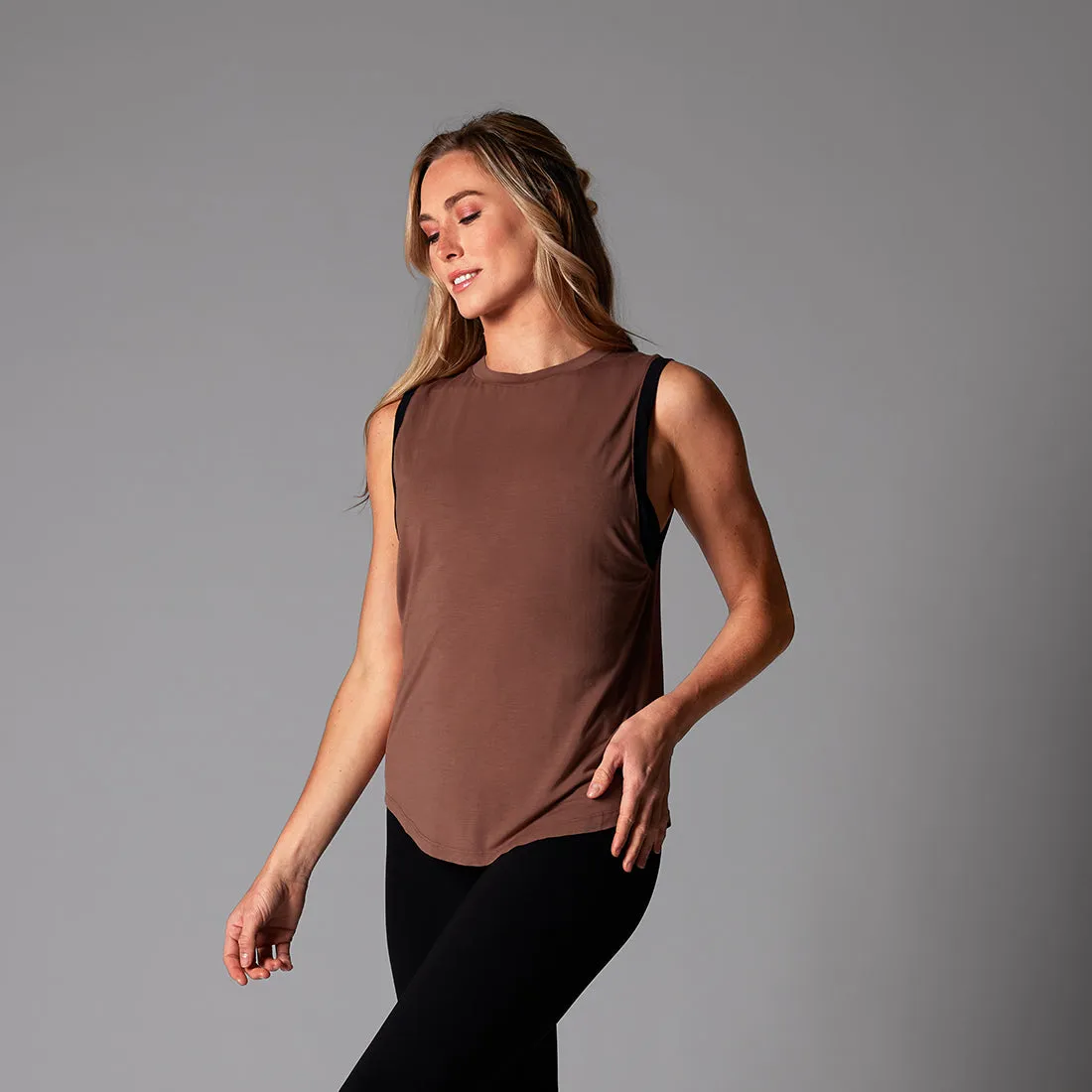 High Neck Muscle Tank sold by Tavi Active product image thumbnail 5