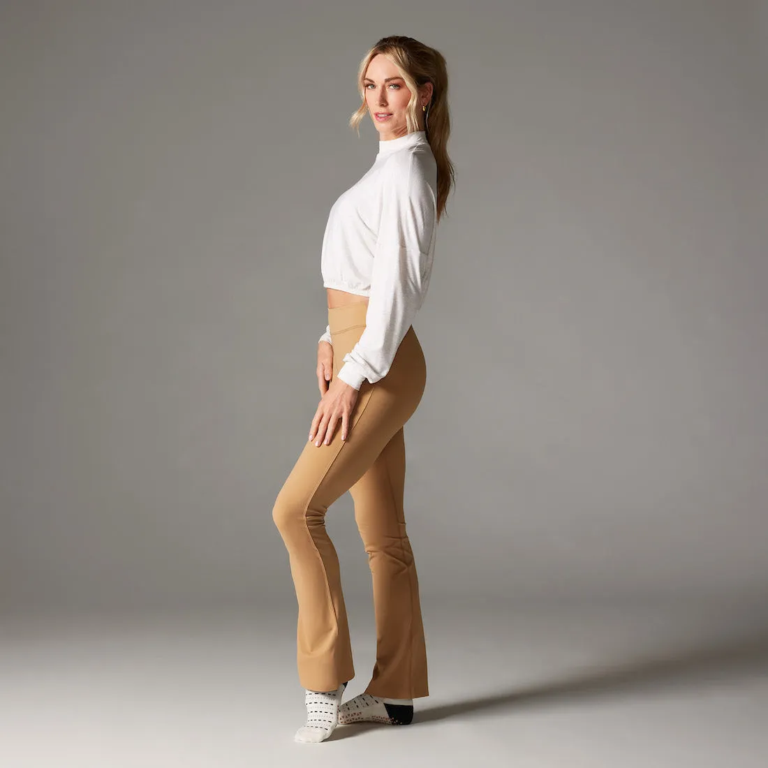 TaviSculpt™ High Waisted Bootcut Leggings sold by Tavi Active product image thumbnail 5
