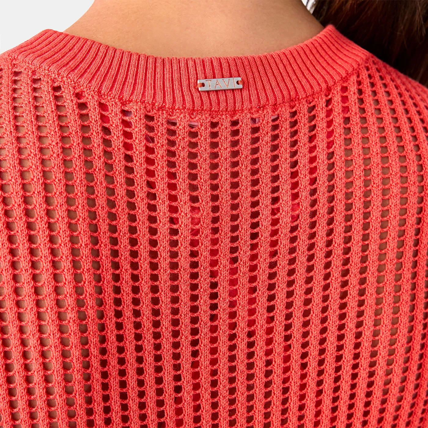 Retreat Sleeveless Open Knit Dress sold by Tavi Active product image thumbnail 5