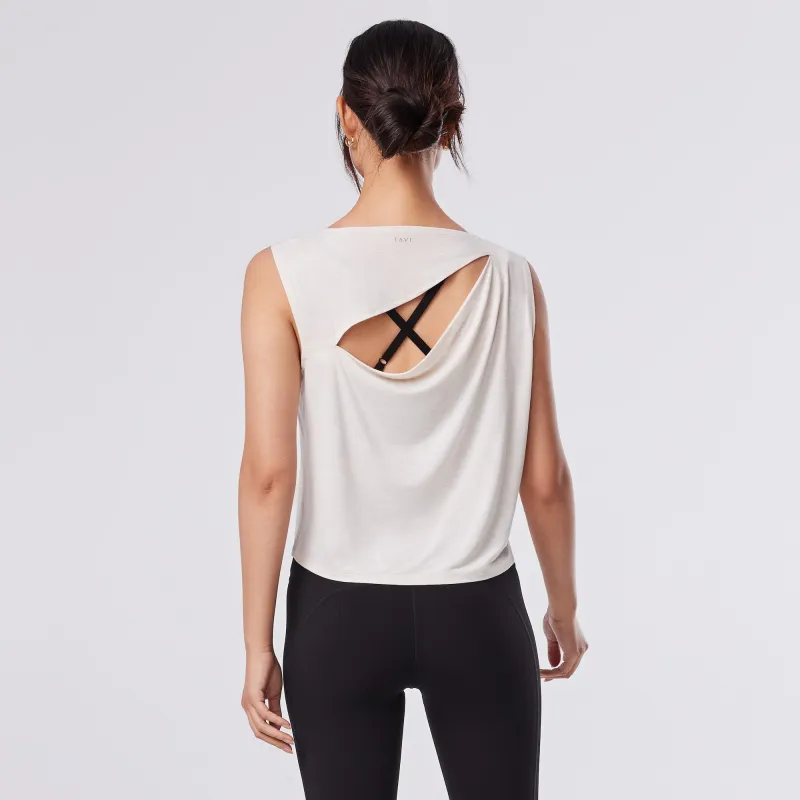 Draped Back Tank sold by Tavi Active