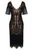 Art Deco Paisley Sequin Fringe Dress sold by BABEYOND