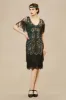 Art Deco Paisley Sequin Fringe Dress sold by BABEYOND