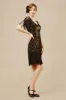 Art Deco Paisley Sequin Fringe Dress sold by BABEYOND