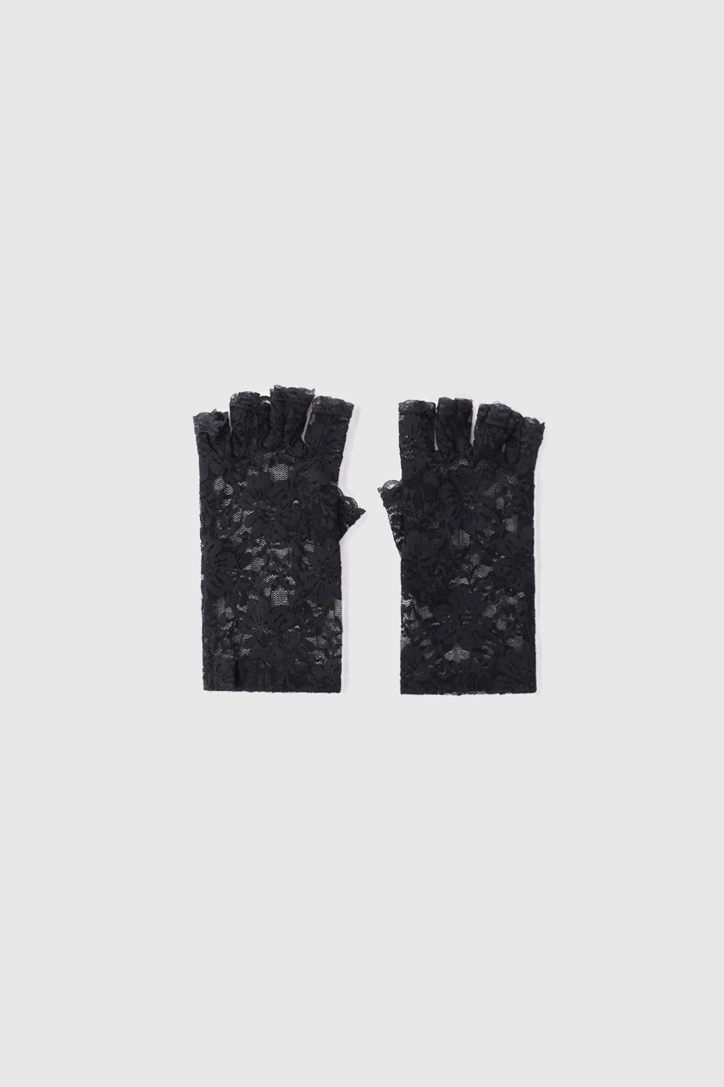 6.3" Vintage Lace Up Fingerless Gloves sold by BABEYOND