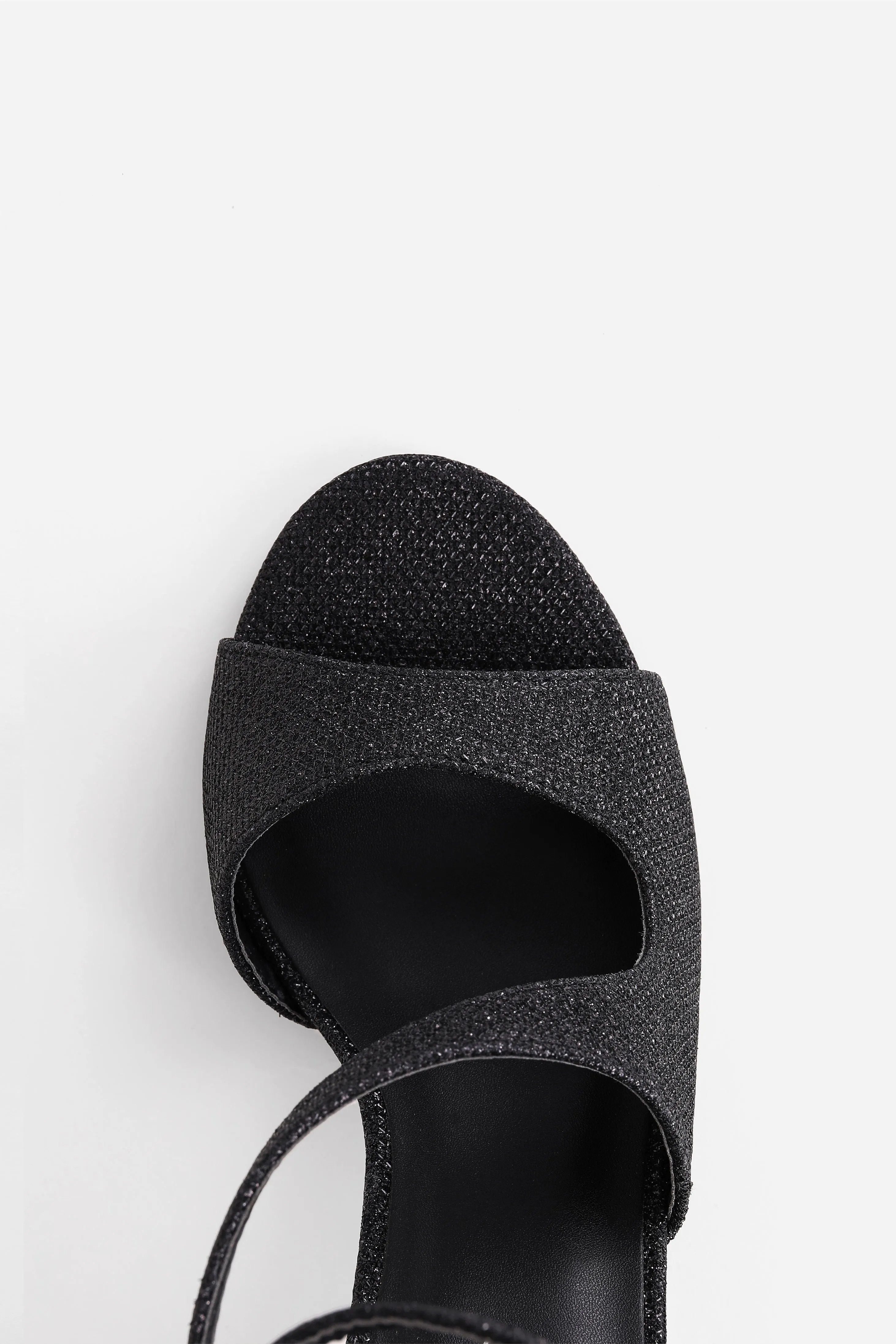 Glitter Open Toe Retro High Heels sold by BABEYOND product image thumbnail 4